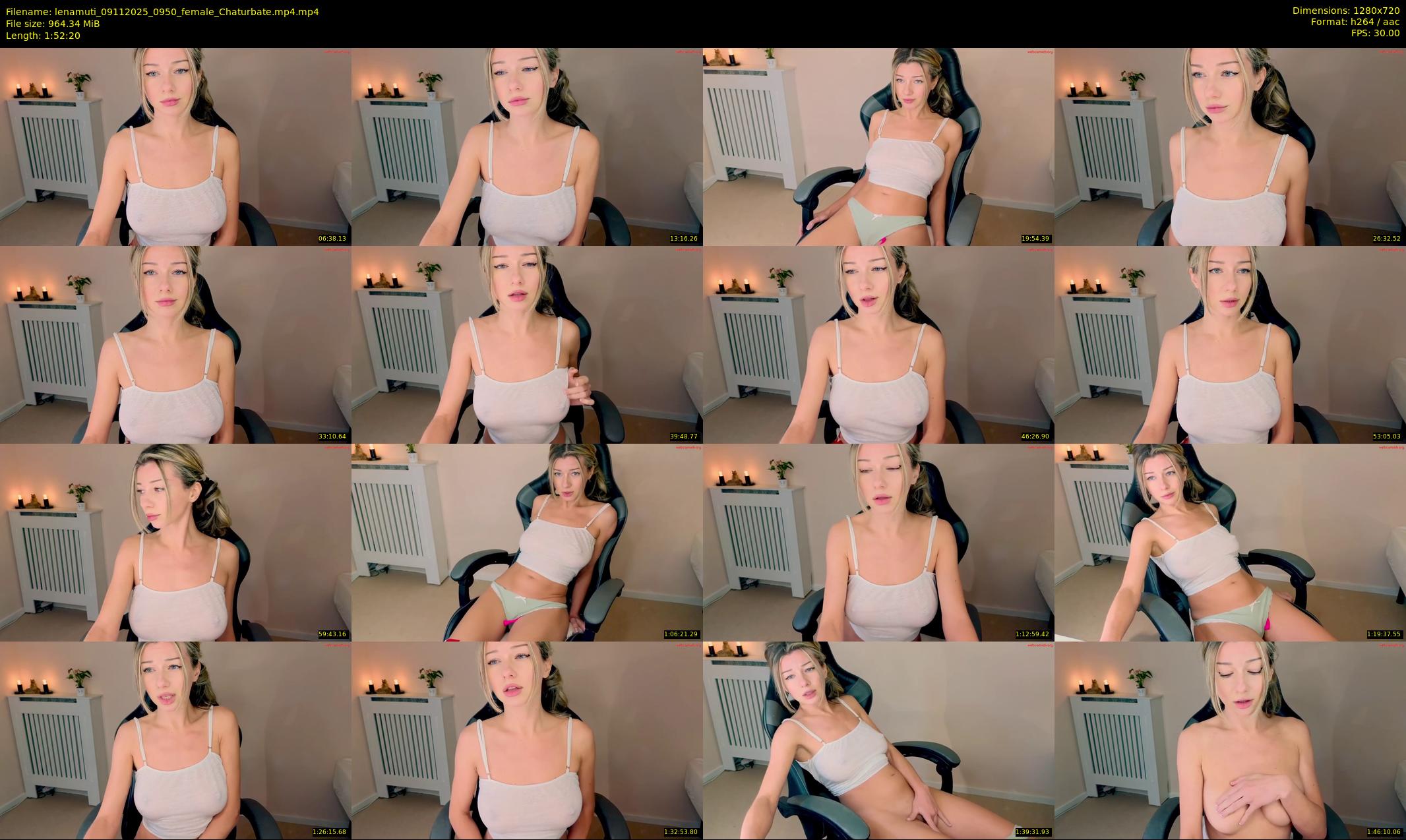 lenamuti — 113 minute Chaturbate female cam show recording, 720p, Nov 9, 2025