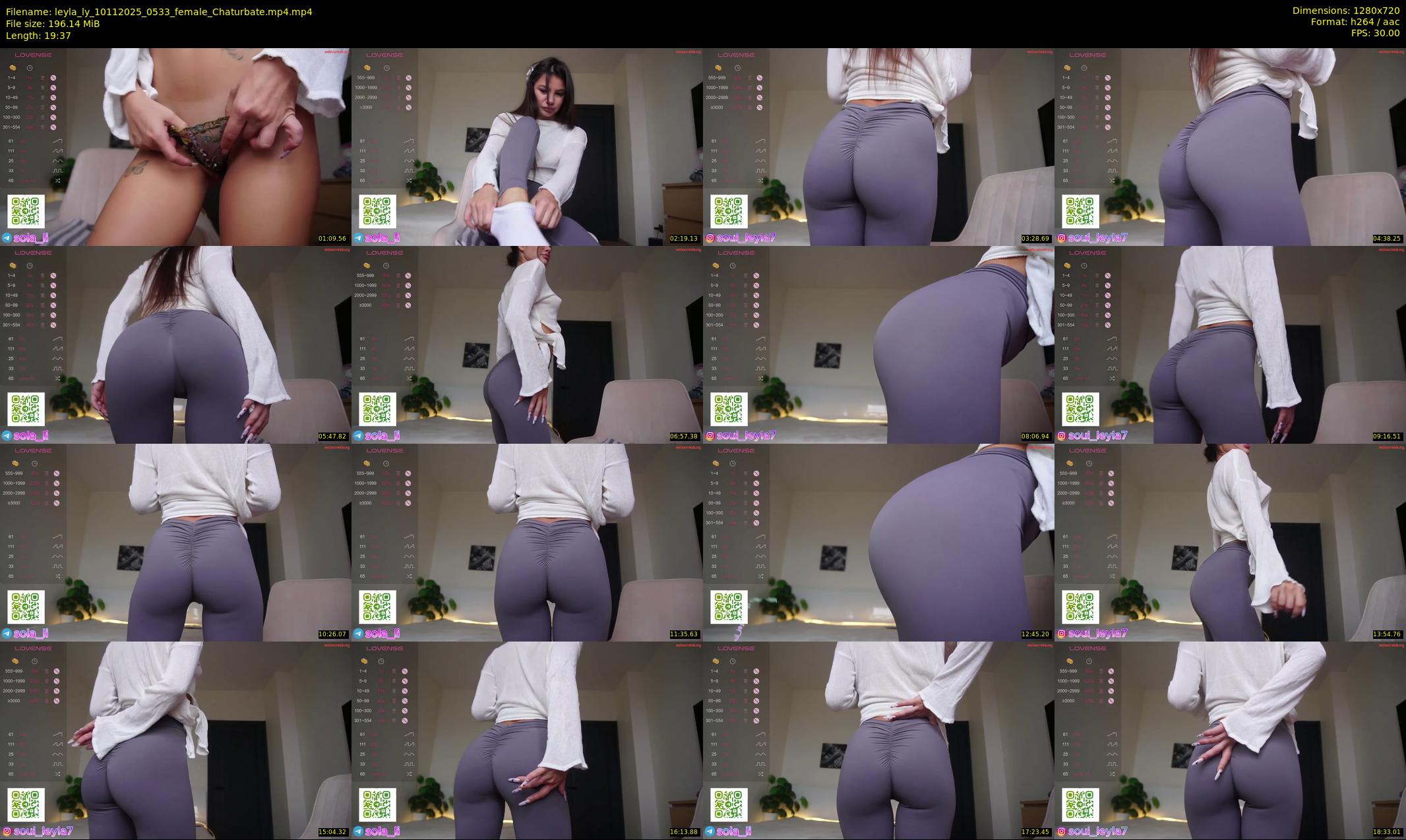 leyla_ly — 20 minute Chaturbate female cam show recording, 720p, Nov 10, 2025