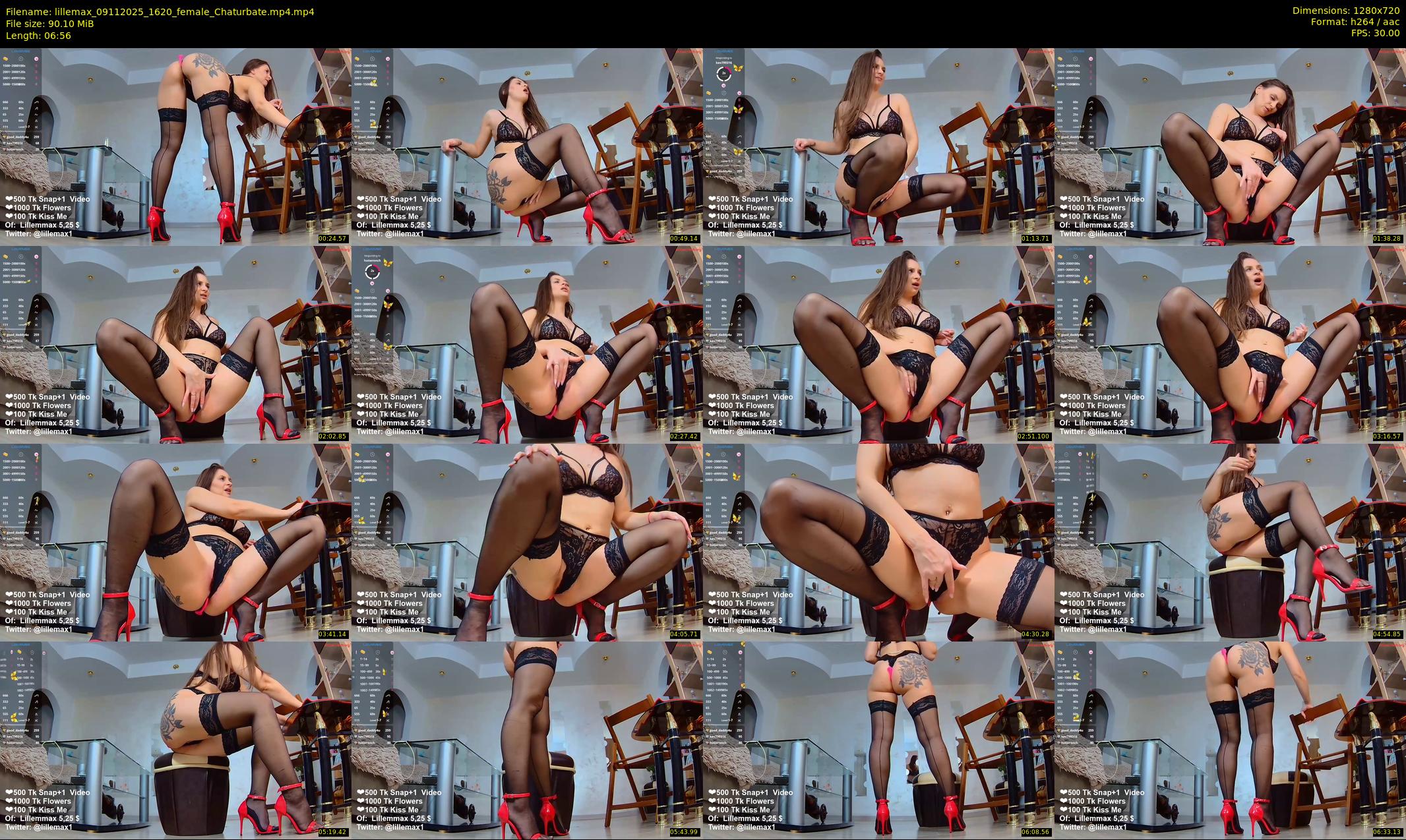 lillemax — 7 minute Chaturbate female cam show recording, 720p, Nov 9, 2025
