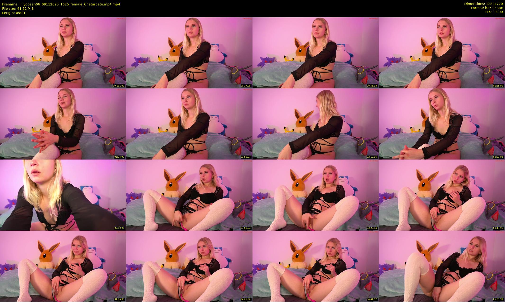 lillyocean06 — 6 minute Chaturbate female cam show recording, 720p, Nov 9, 2025