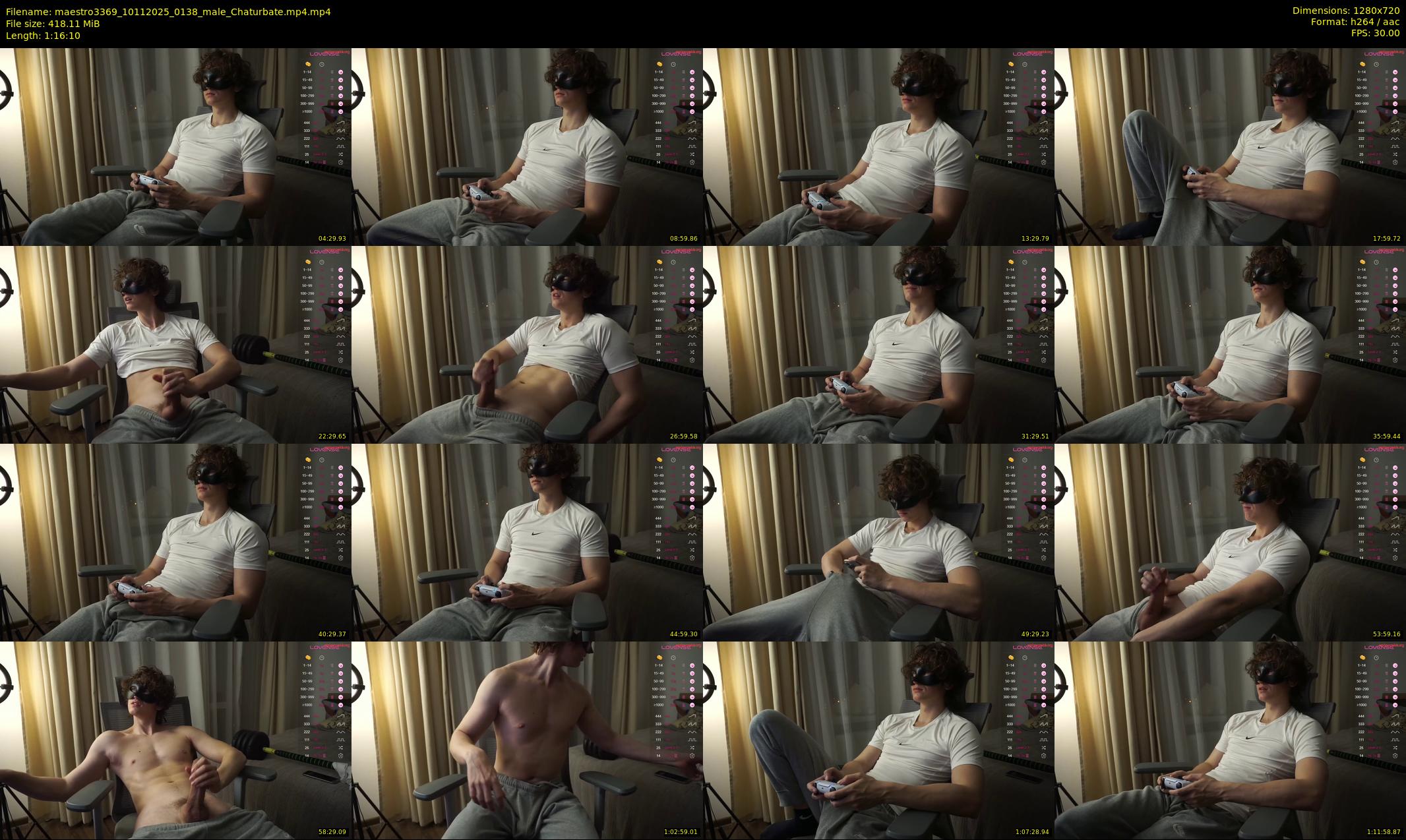 maestro3369 — 77 minute Chaturbate male cam show recording, 720p, Nov 10, 2025