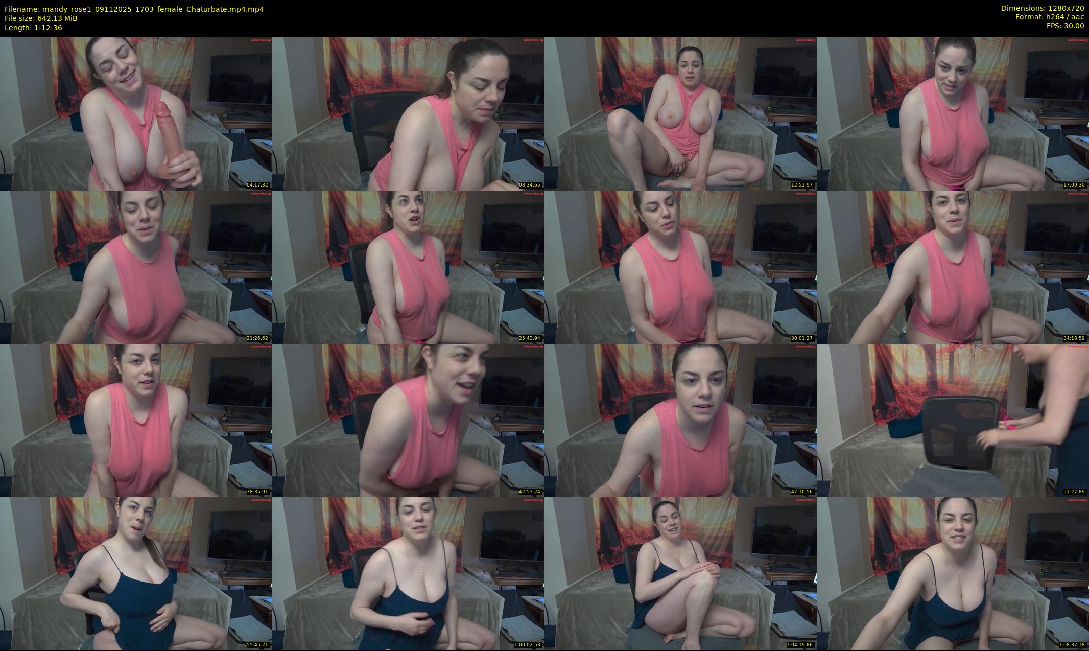 mandy_rose1 — 73 minute Chaturbate female cam show recording, 720p, Nov 9, 2025