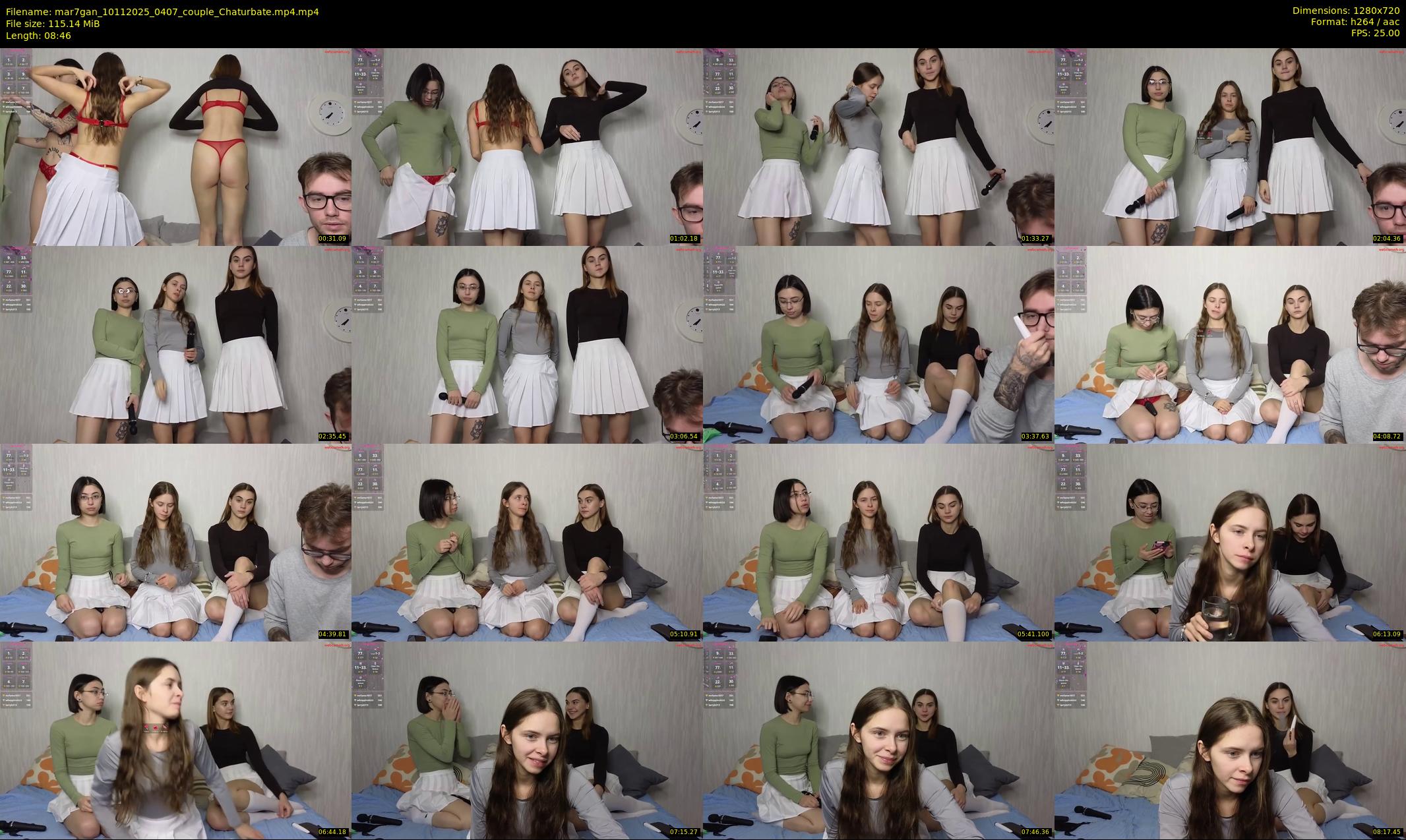 mar7gan — 9 minute Chaturbate couple cam show recording, 720p, Nov 10, 2025