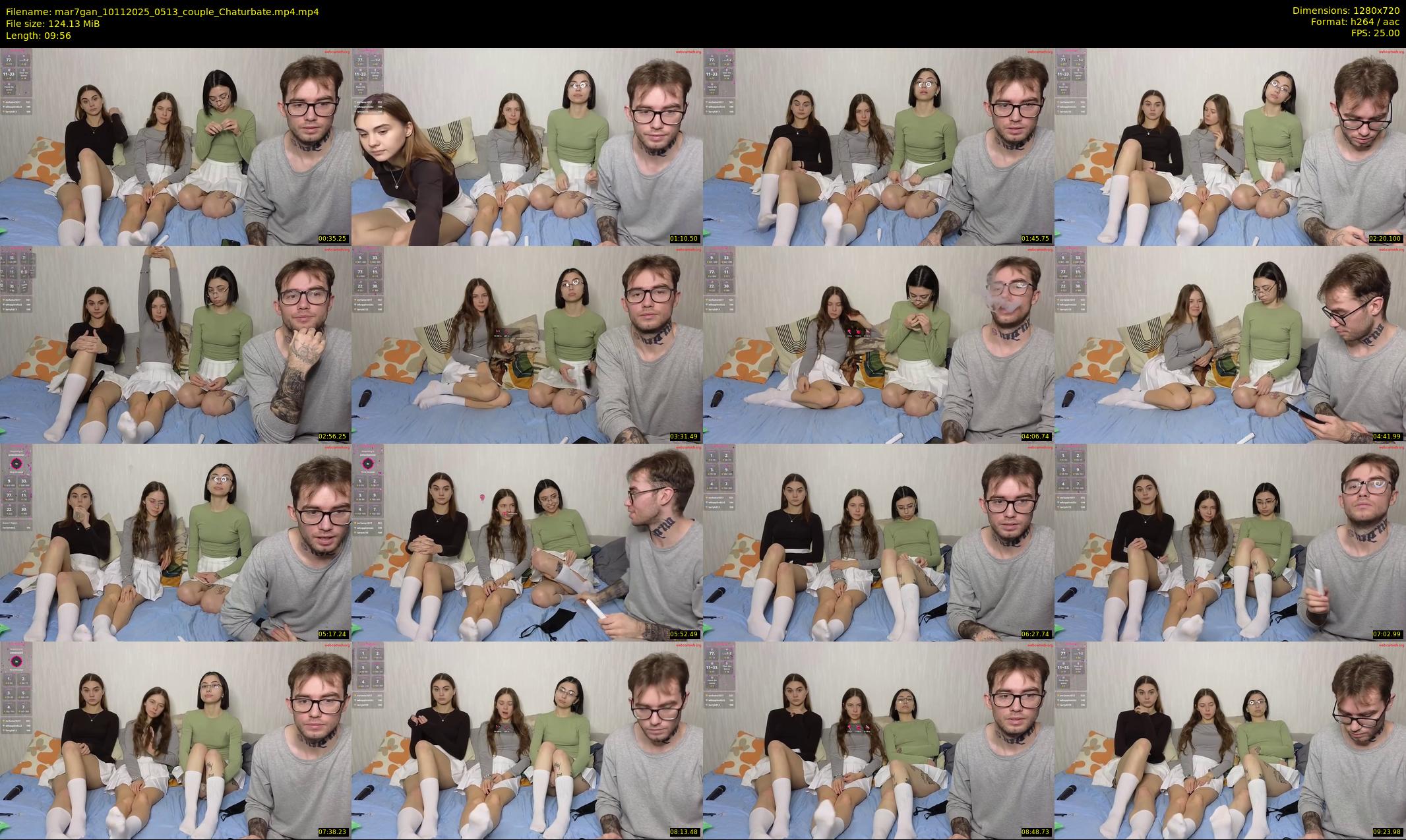 mar7gan — 10 minute Chaturbate couple cam show recording, 720p, Nov 10, 2025