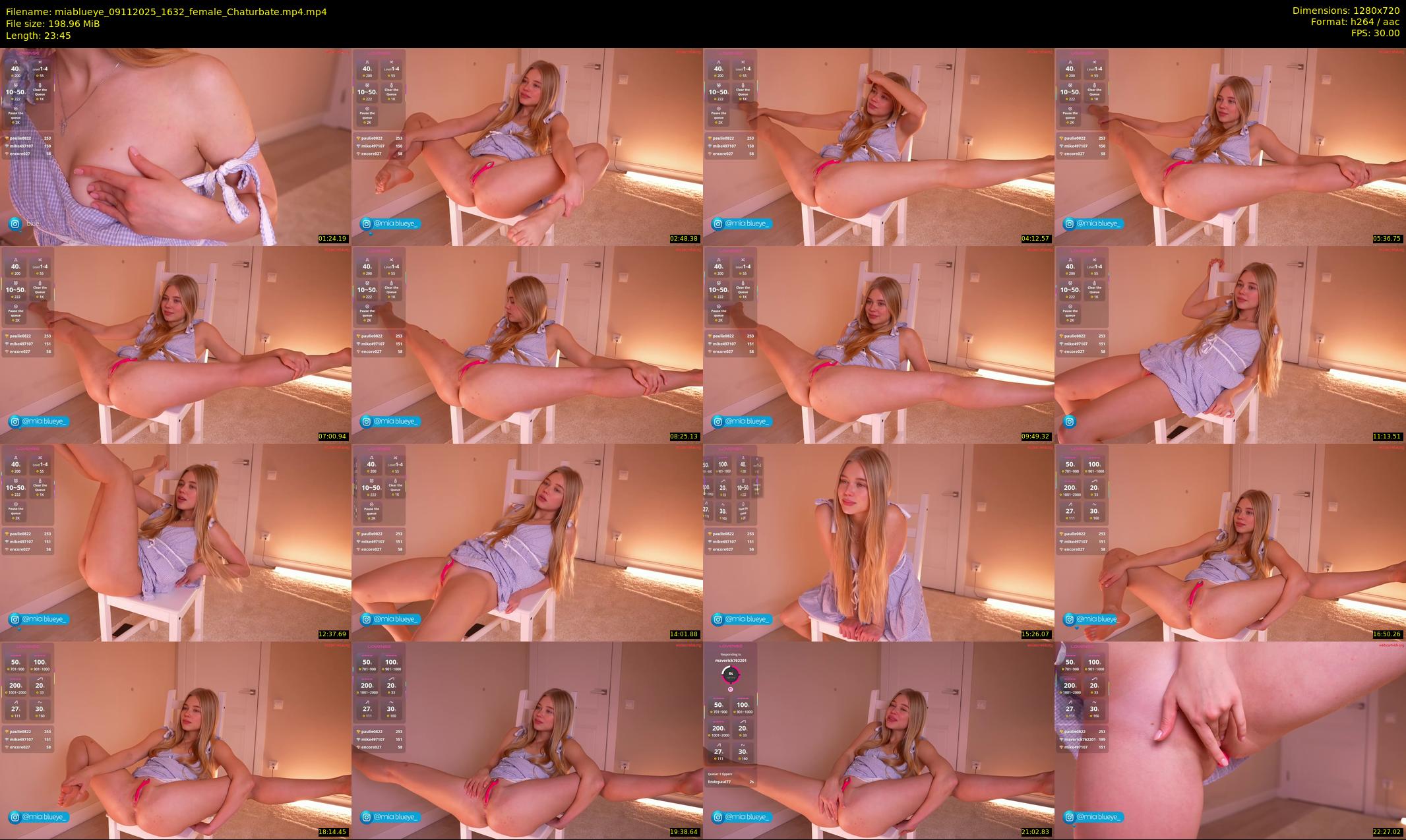 miablueye — 24 minute Chaturbate female cam show recording, 720p, Nov 9, 2025