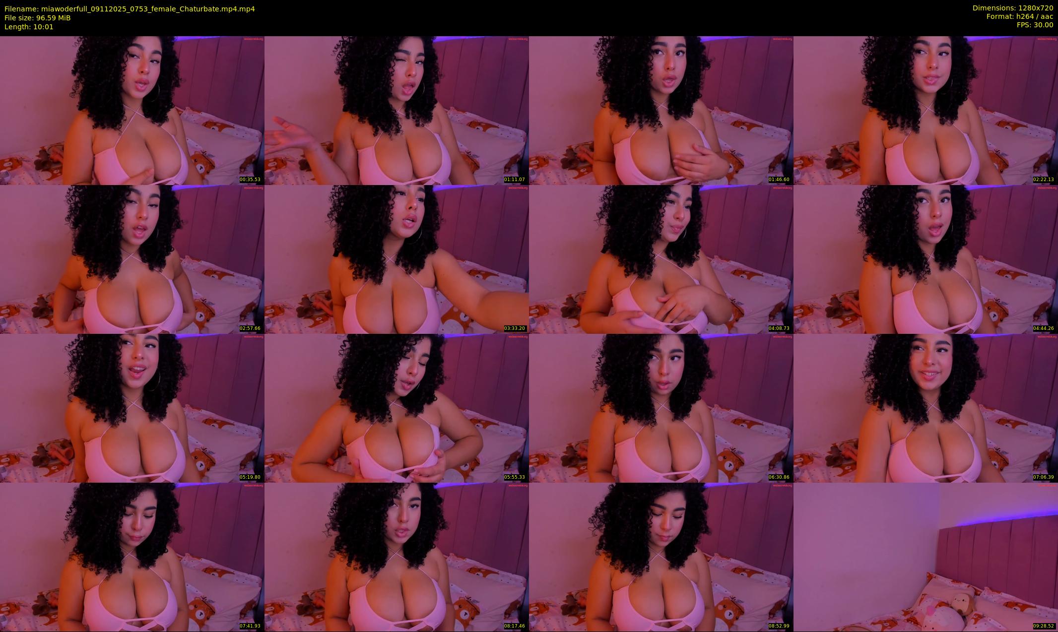 miawoderfull — 11 minute Chaturbate female cam show recording, 720p, Nov 9, 2025