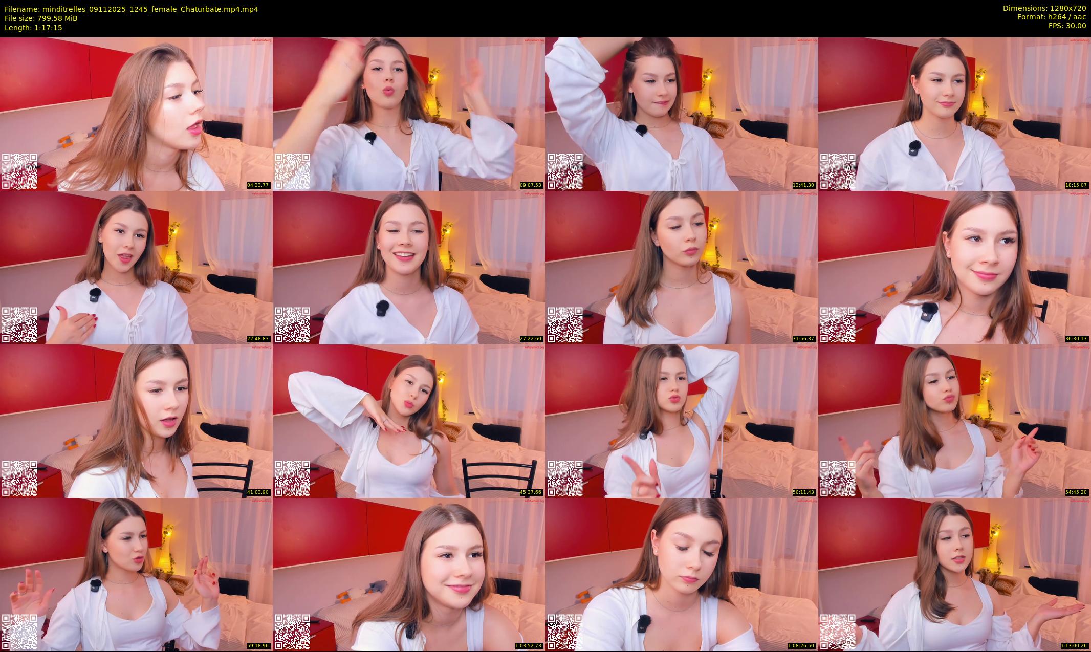 minditrelles — 78 minute Chaturbate female cam show recording, 720p, Nov 9, 2025