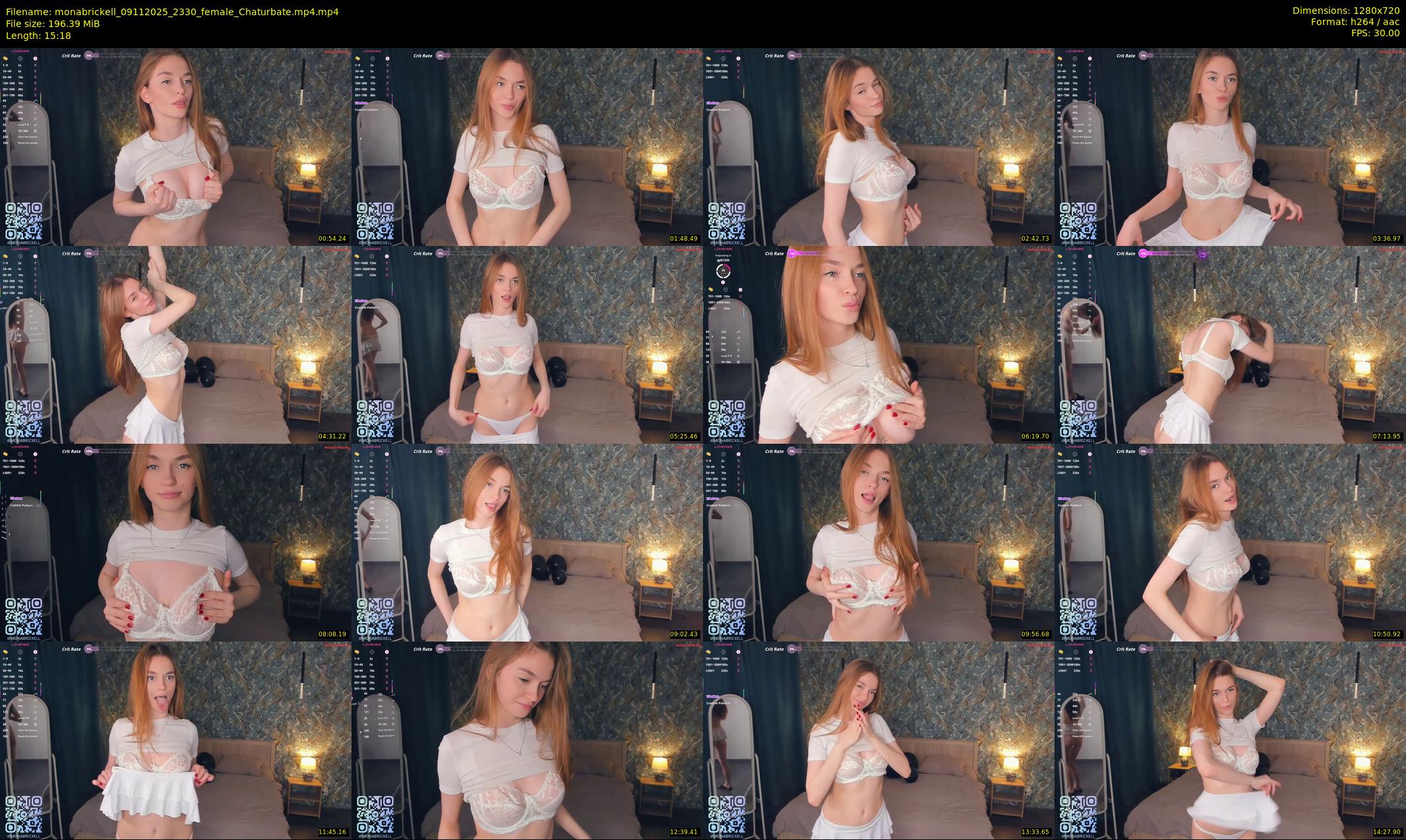 monabrickell — 16 minute Chaturbate female cam show recording, 720p, Nov 9, 2025