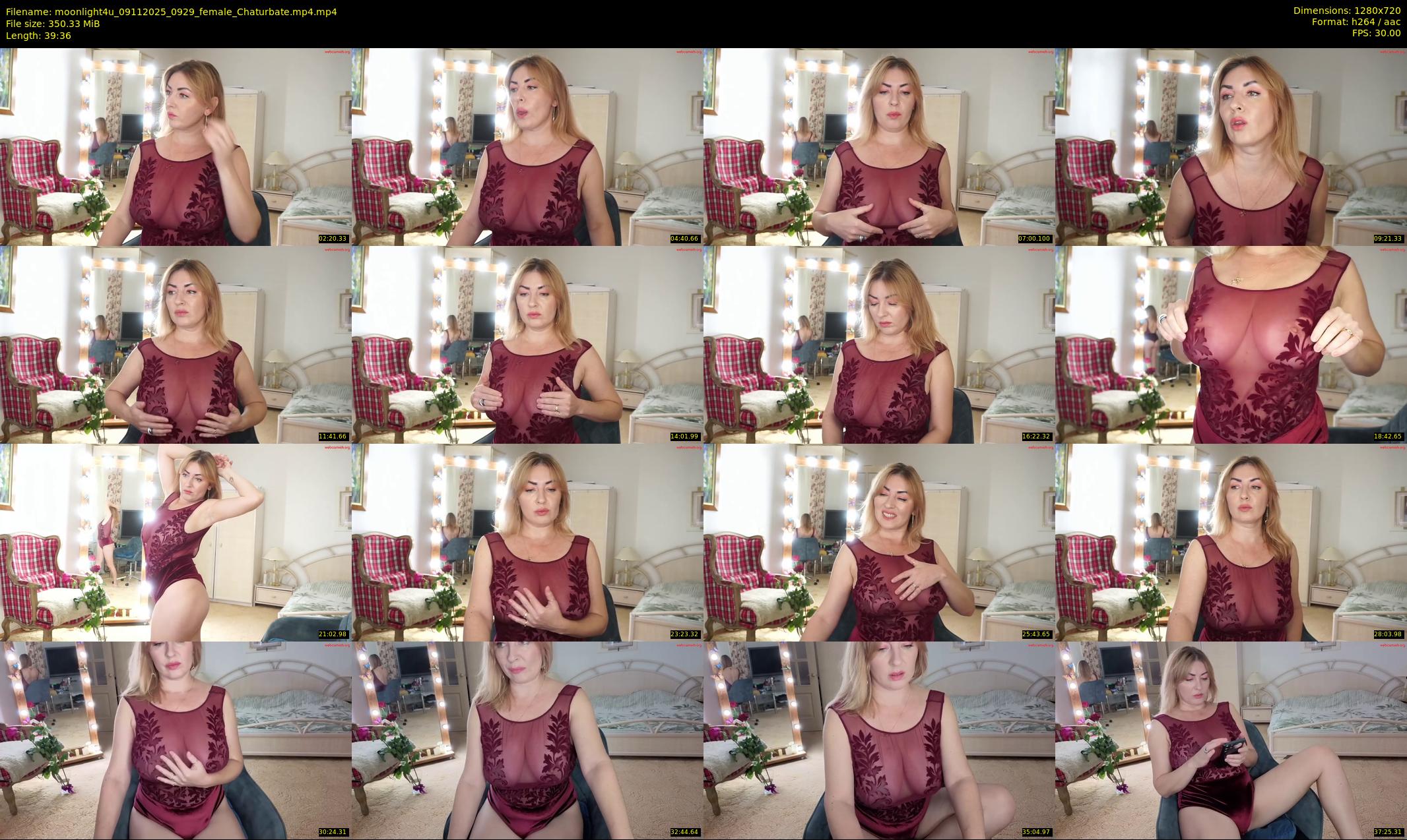 moonlight4u — 40 minute Chaturbate female cam show recording, 720p, Nov 9, 2025