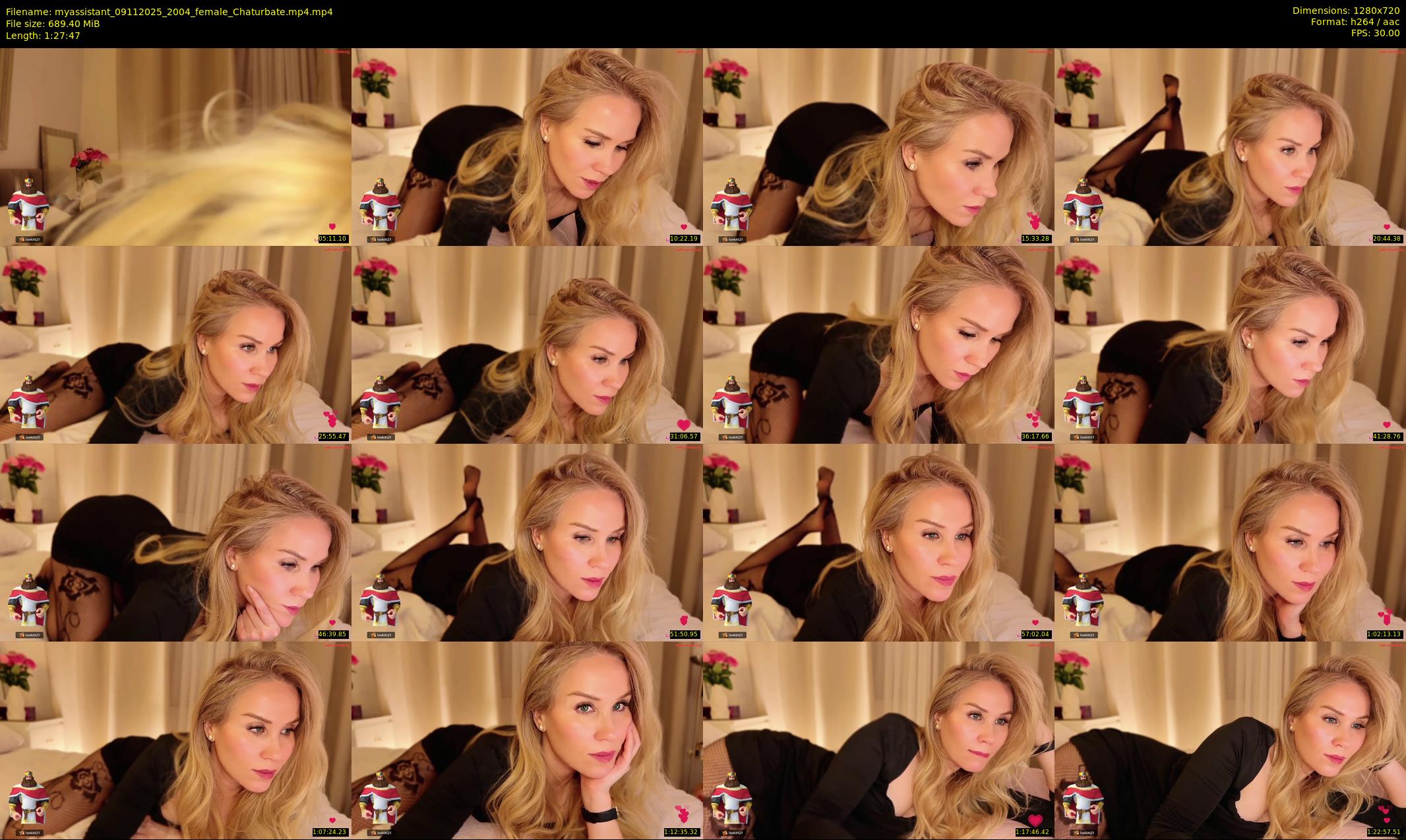 myassistant — 88 minute Chaturbate female cam show recording, 720p, Nov 9, 2025