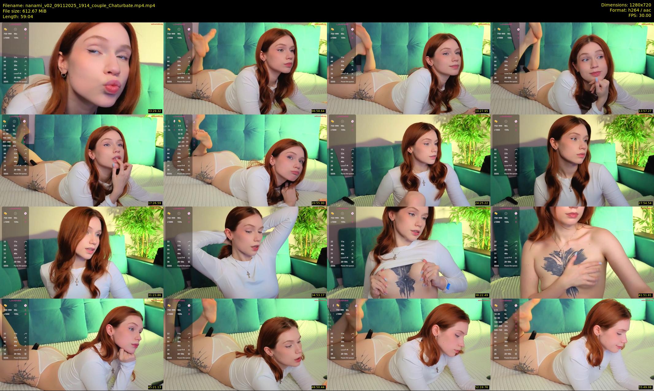 nanami_v02 — 60 minute Chaturbate couple cam show recording, 720p, Nov 9, 2025