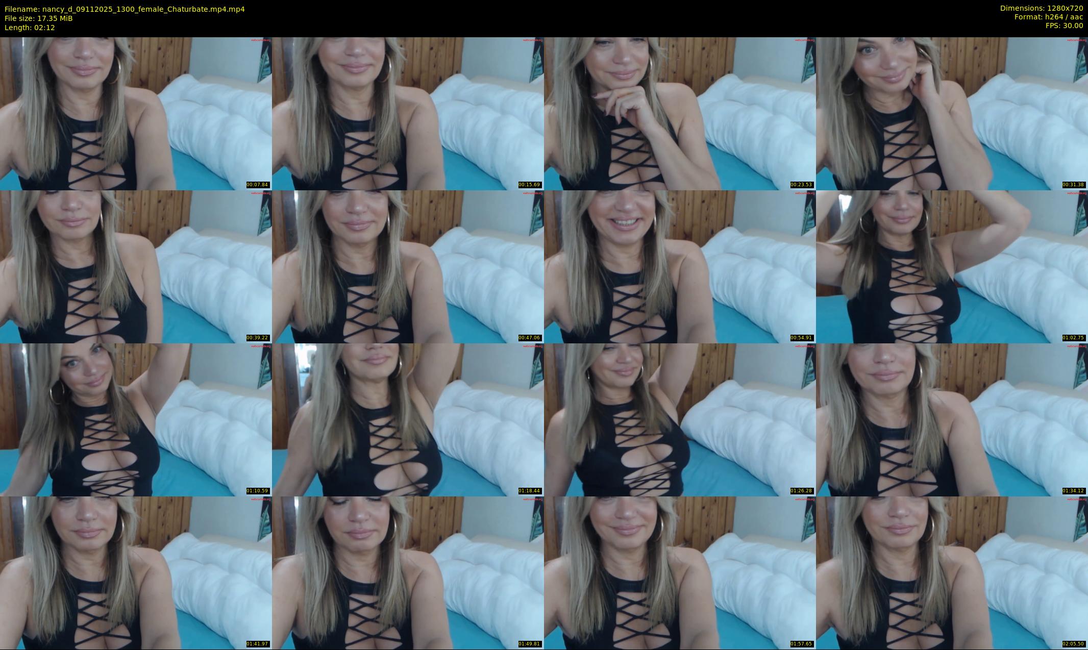 nancy_d — 3 minute Chaturbate female cam show recording, 720p, Nov 9, 2025