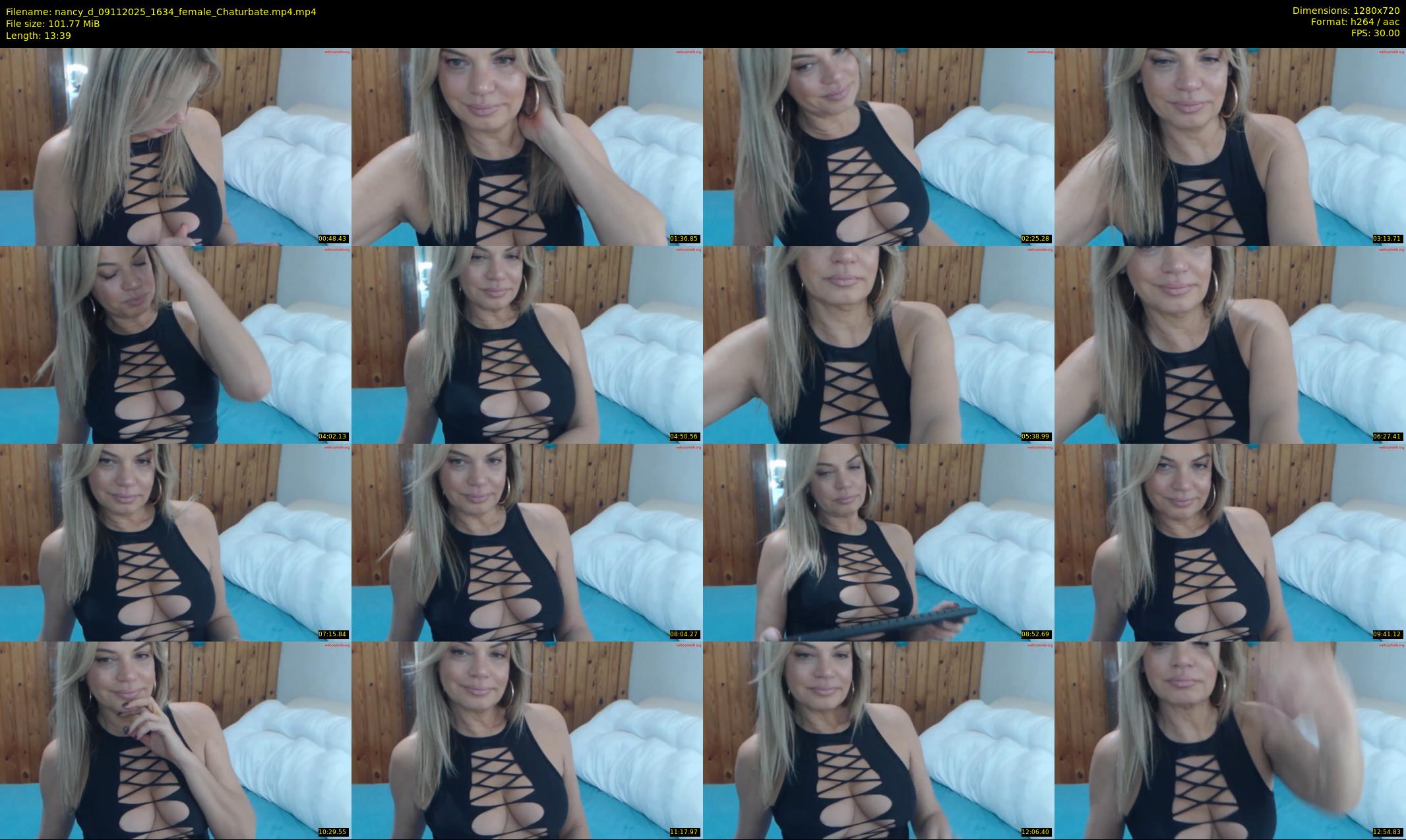 nancy_d — 14 minute Chaturbate female cam show recording, 720p, Nov 9, 2025