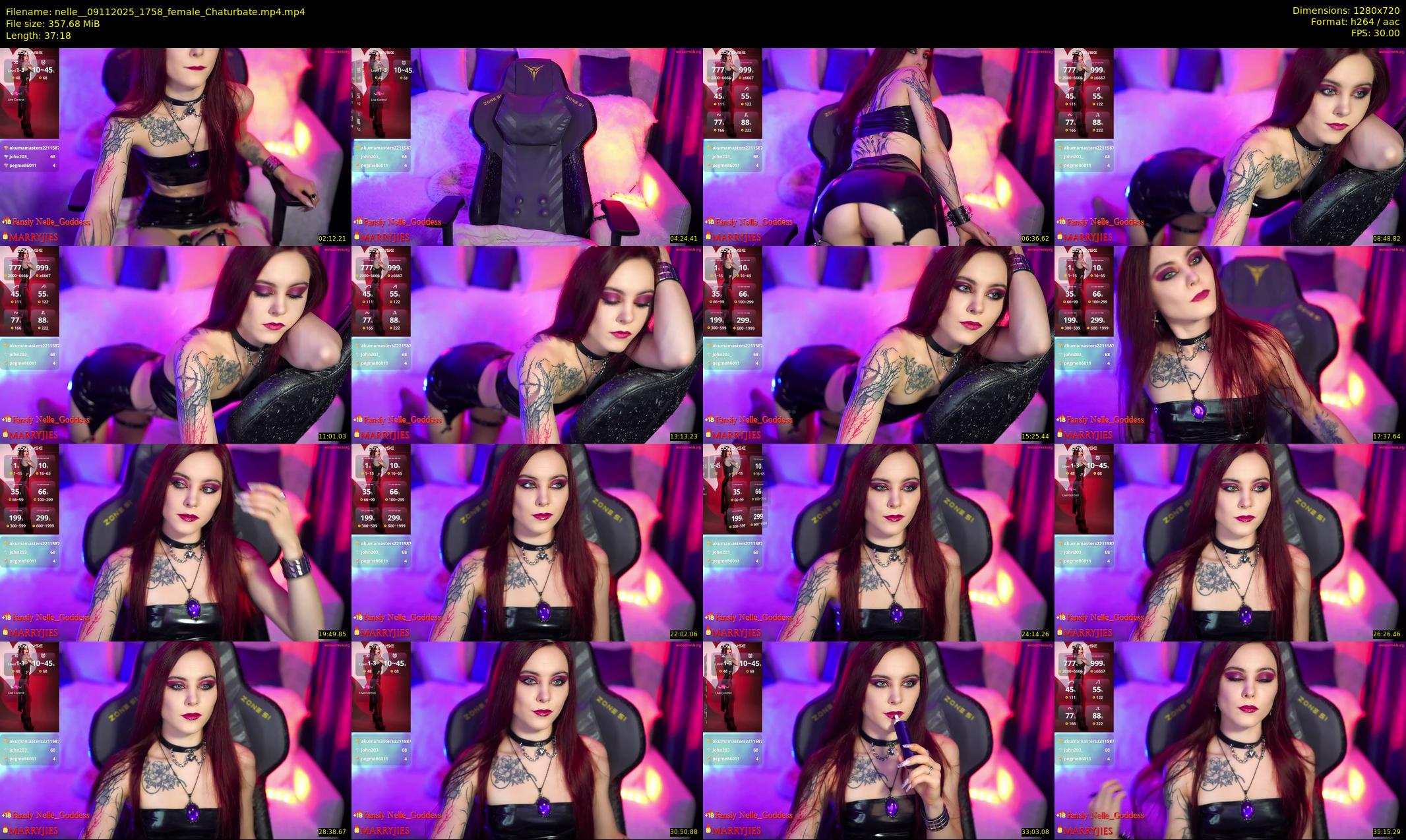 nelle_ — 38 minute Chaturbate female cam show recording, 720p, Nov 9, 2025
