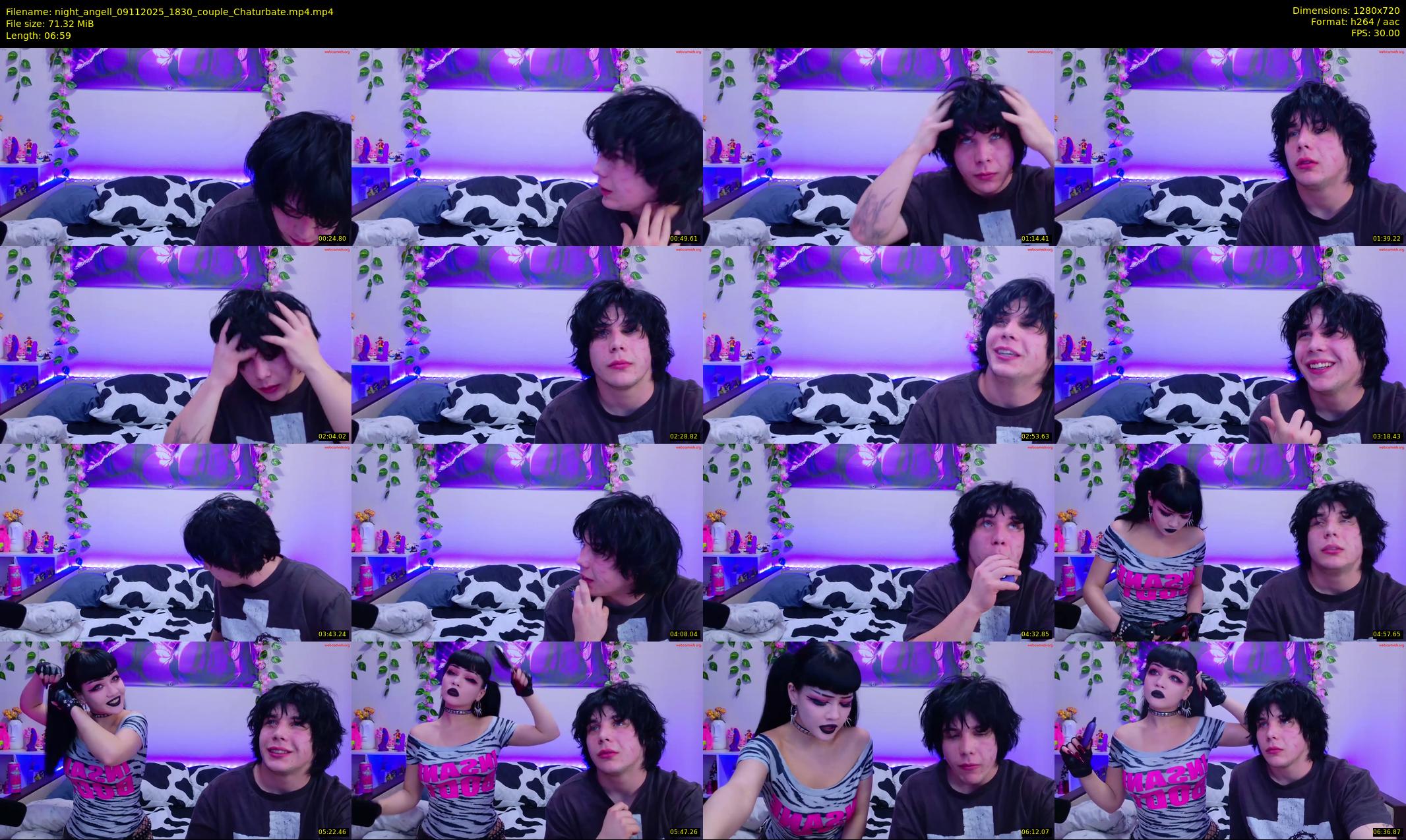 night_angell — 7 minute Chaturbate couple cam show recording, 720p, Nov 9, 2025