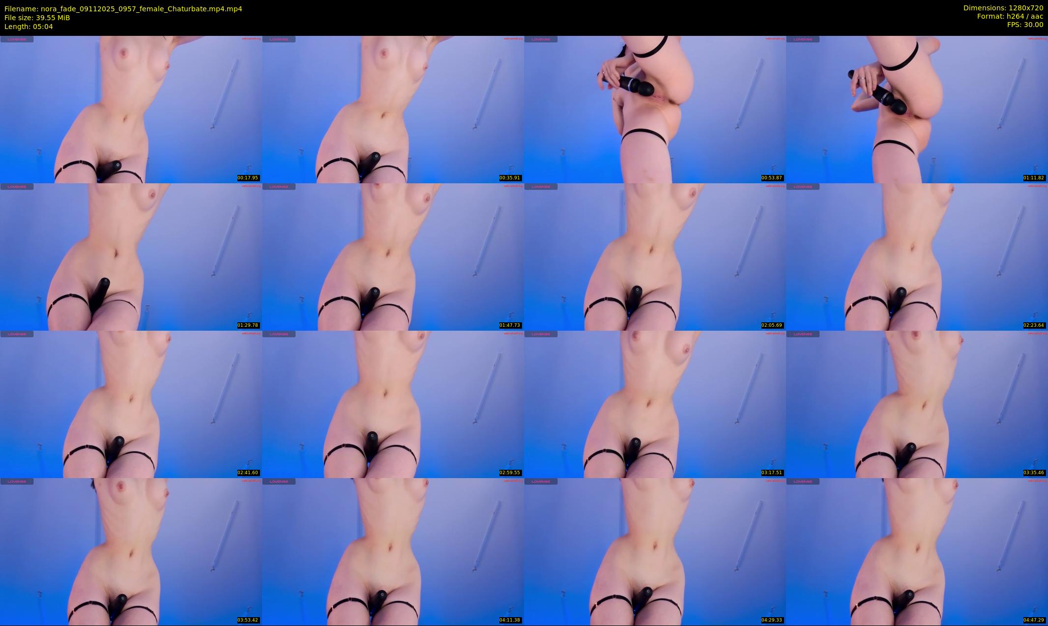 nora_fade — 6 minute Chaturbate female cam show recording, 720p, Nov 9, 2025