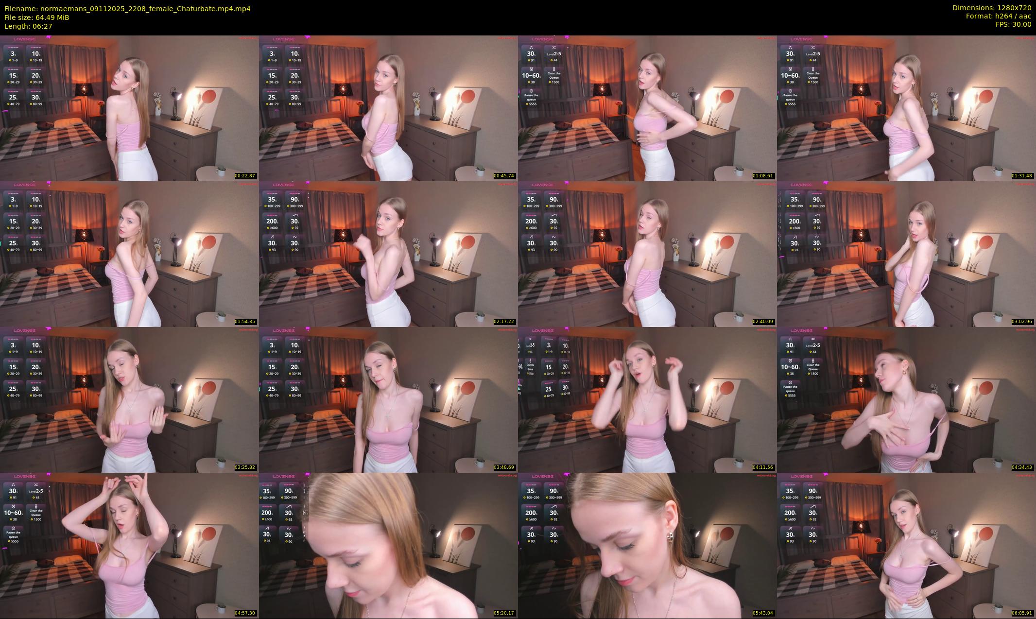 normaemans — 7 minute Chaturbate female cam show recording, 720p, Nov 9, 2025