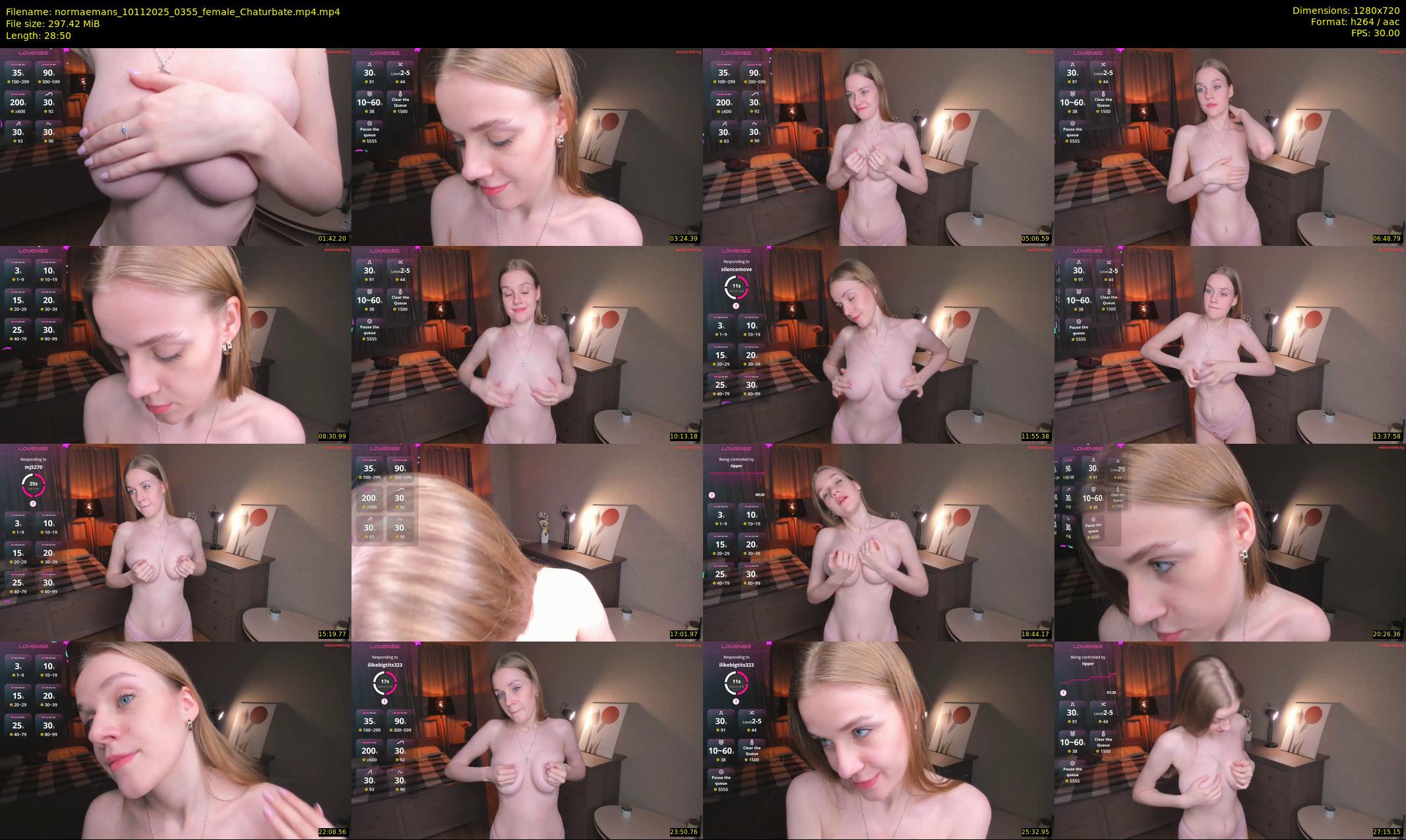 normaemans — 29 minute Chaturbate female cam show recording, 720p, Nov 10, 2025