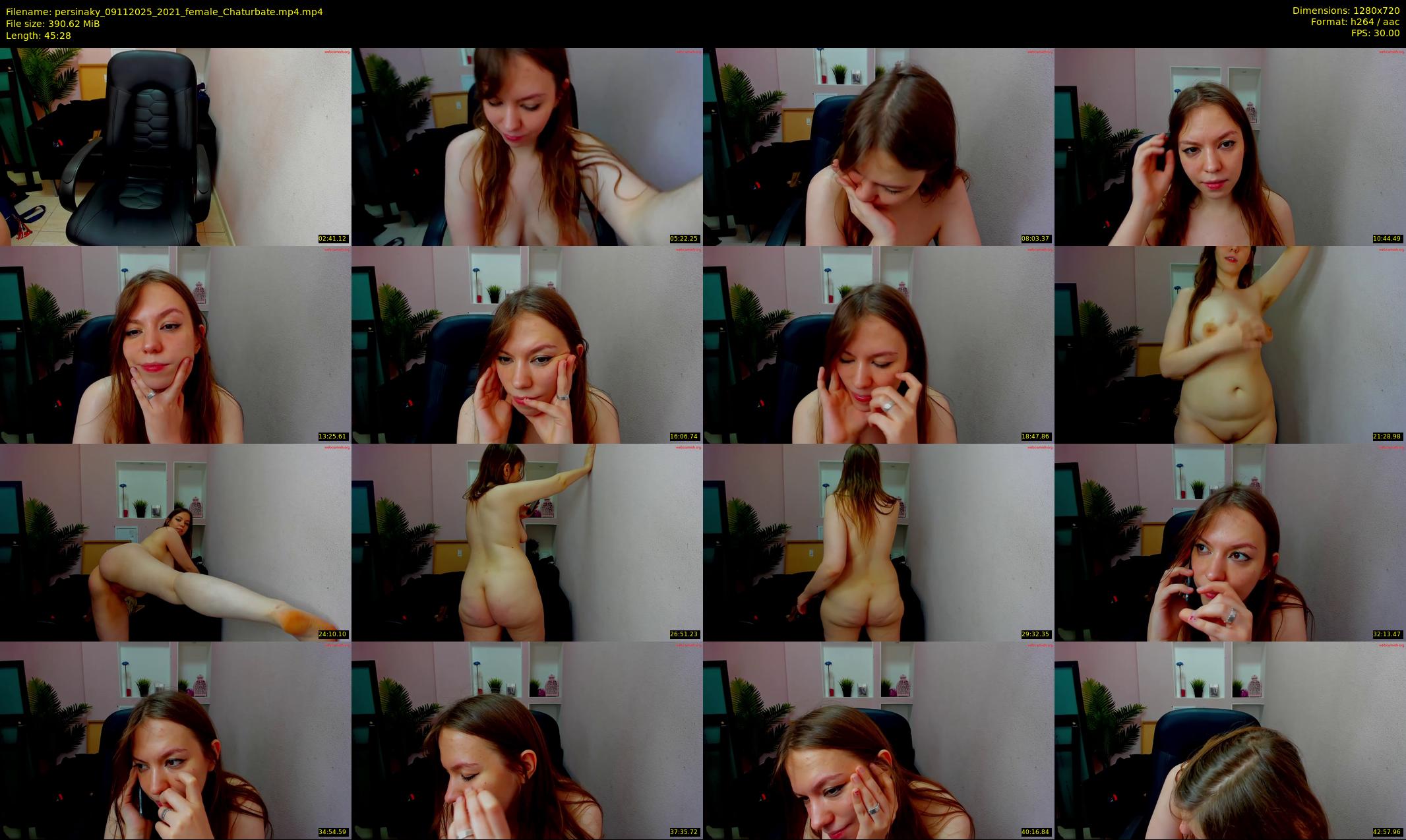 persinaky — 46 minute Chaturbate female cam show recording, 720p, Nov 9, 2025