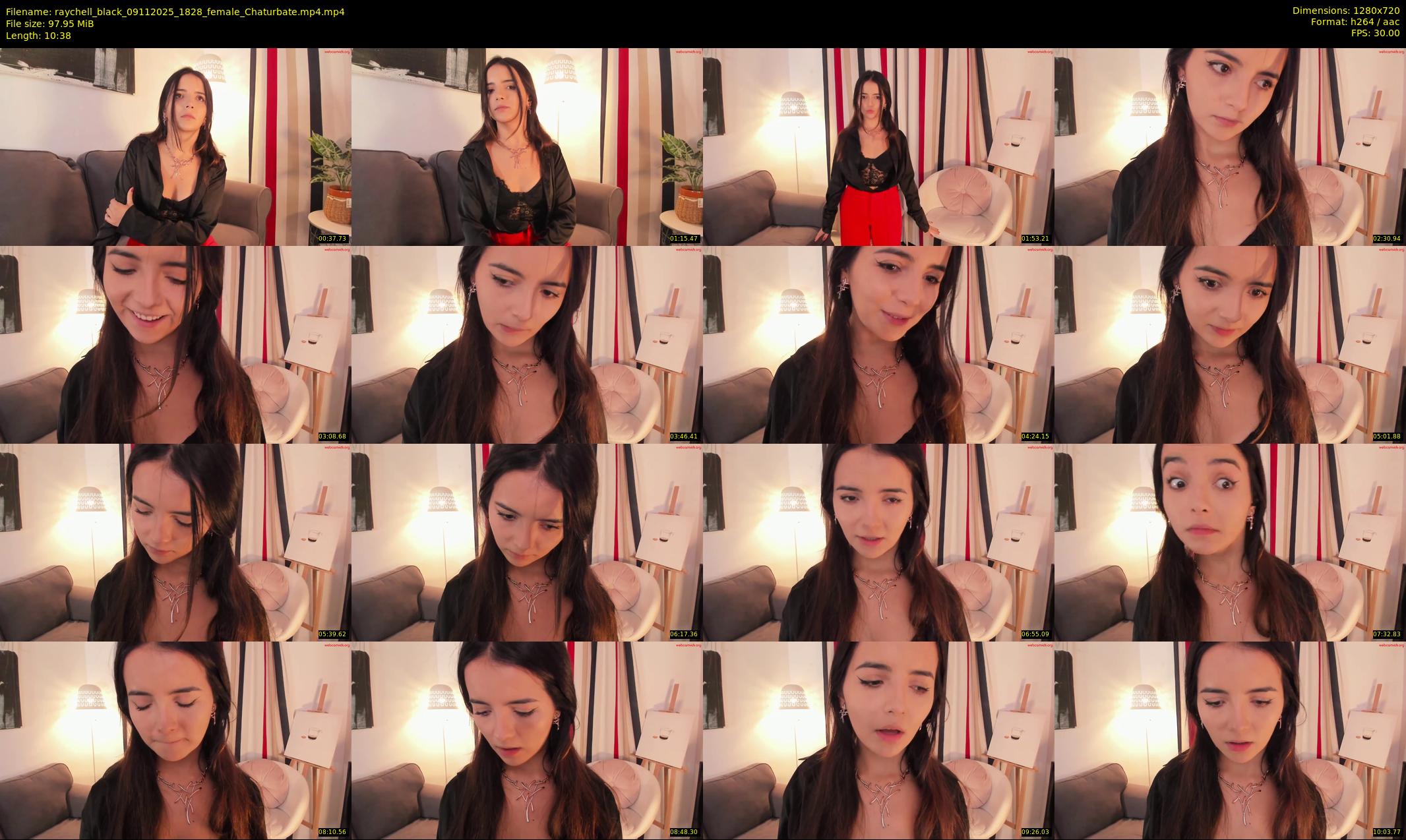 raychell_black — 11 minute Chaturbate female cam show recording, 720p, Nov 9, 2025