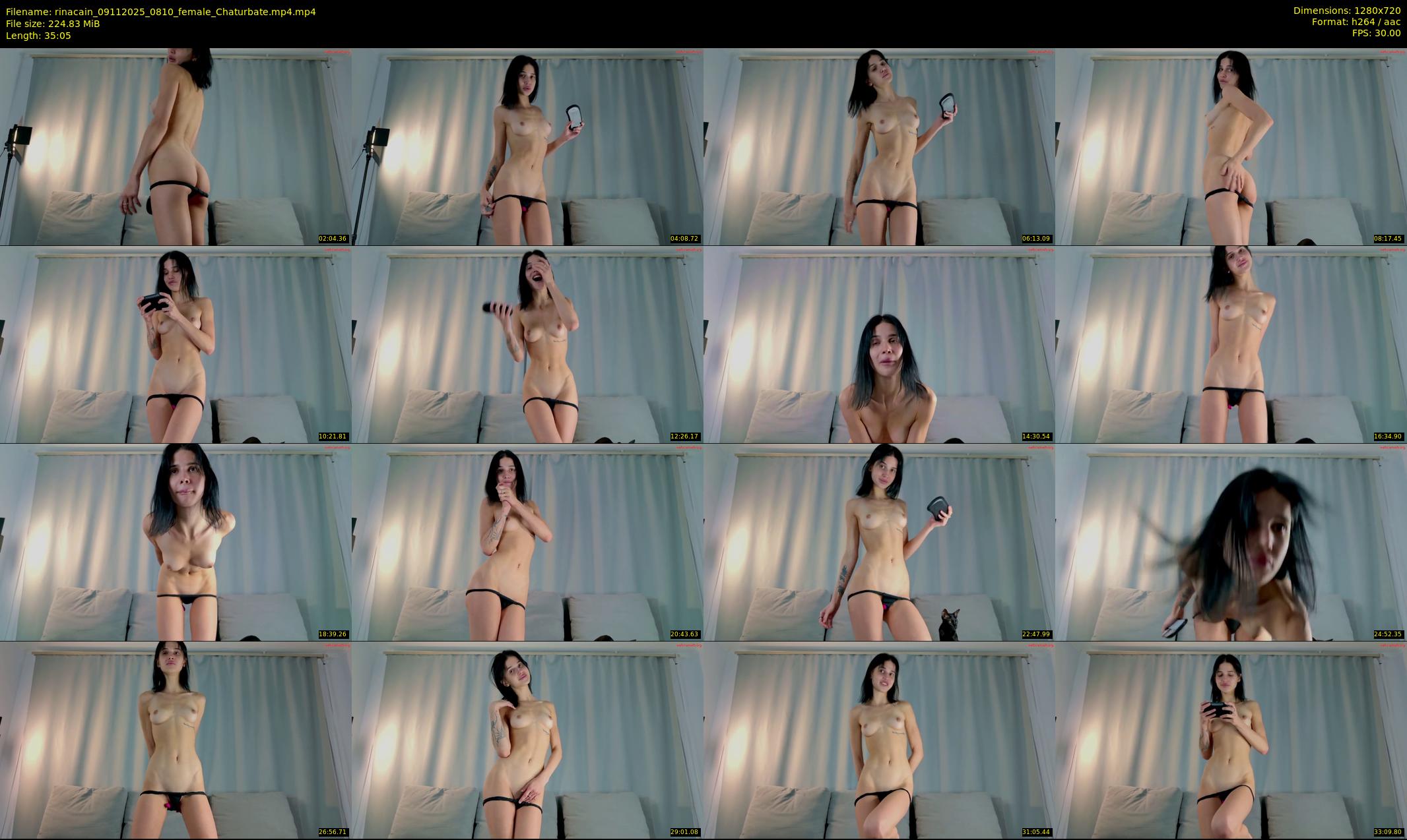 rinacain — 36 minute Chaturbate female cam show recording, 720p, Nov 9, 2025