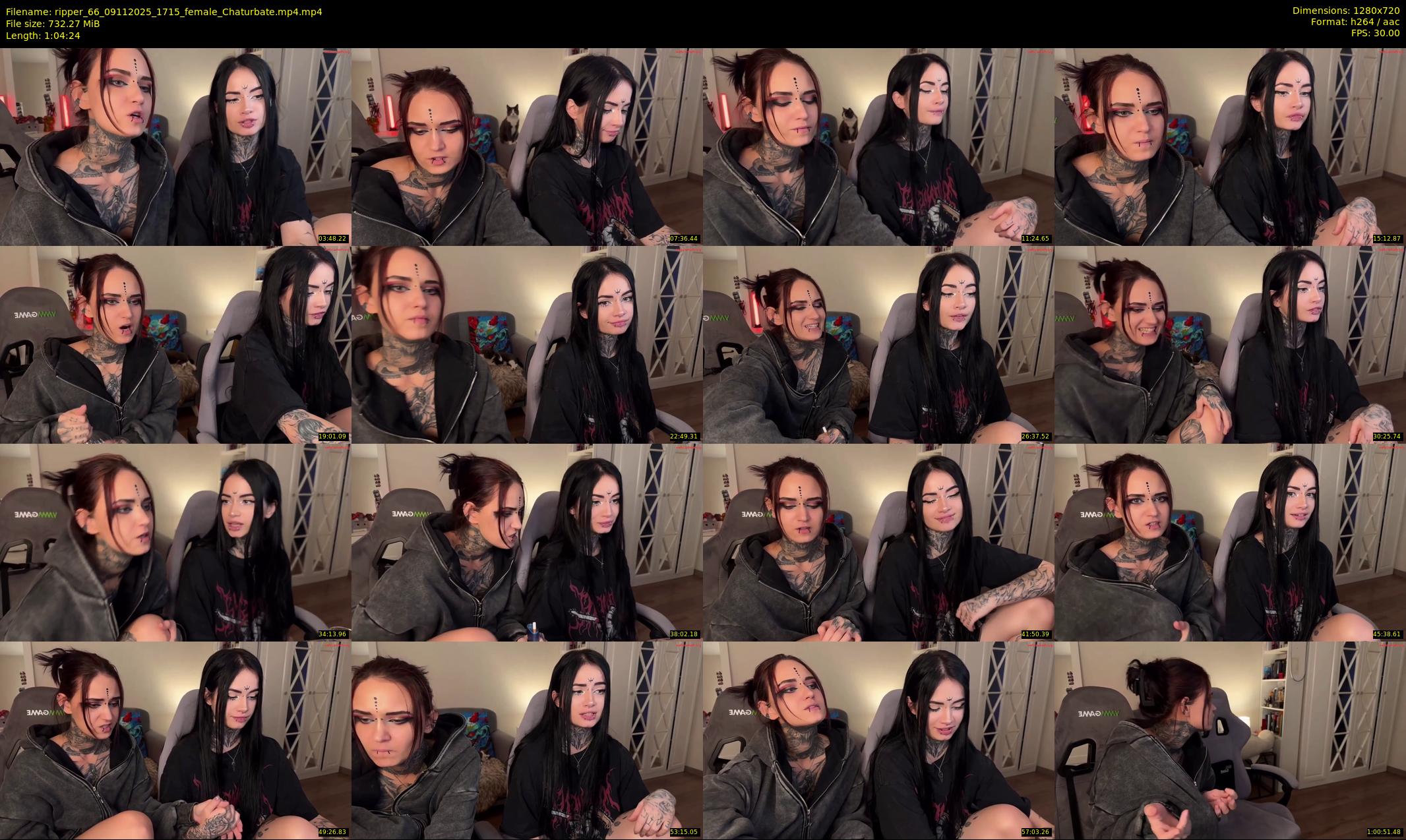 ripper_66 — 65 minute Chaturbate female cam show recording, 720p, Nov 9, 2025