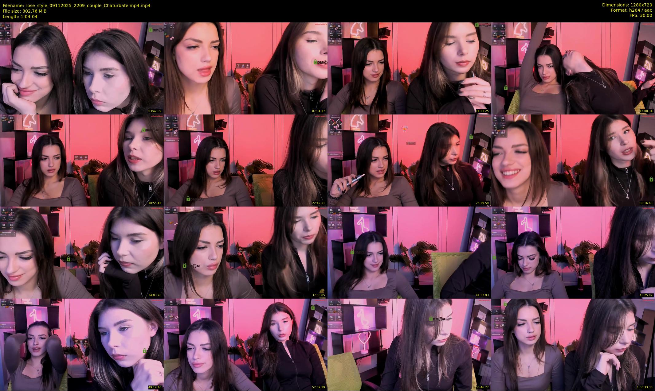 rose_style — 65 minute Chaturbate couple cam show recording, 720p, Nov 9, 2025