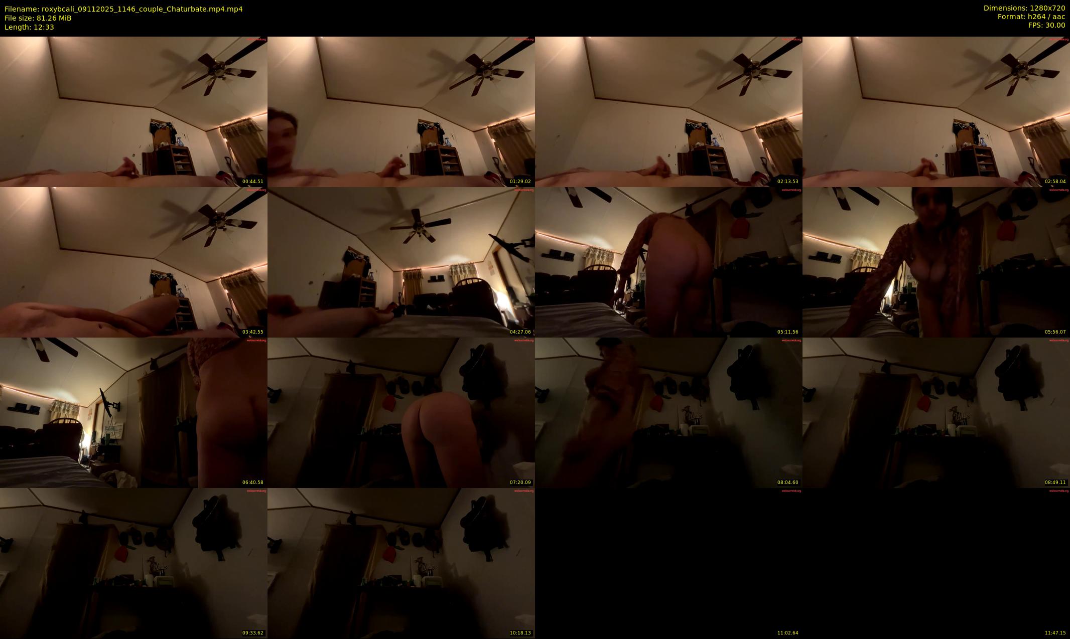 roxybcali — 13 minute Chaturbate couple cam show recording, 720p, Nov 9, 2025