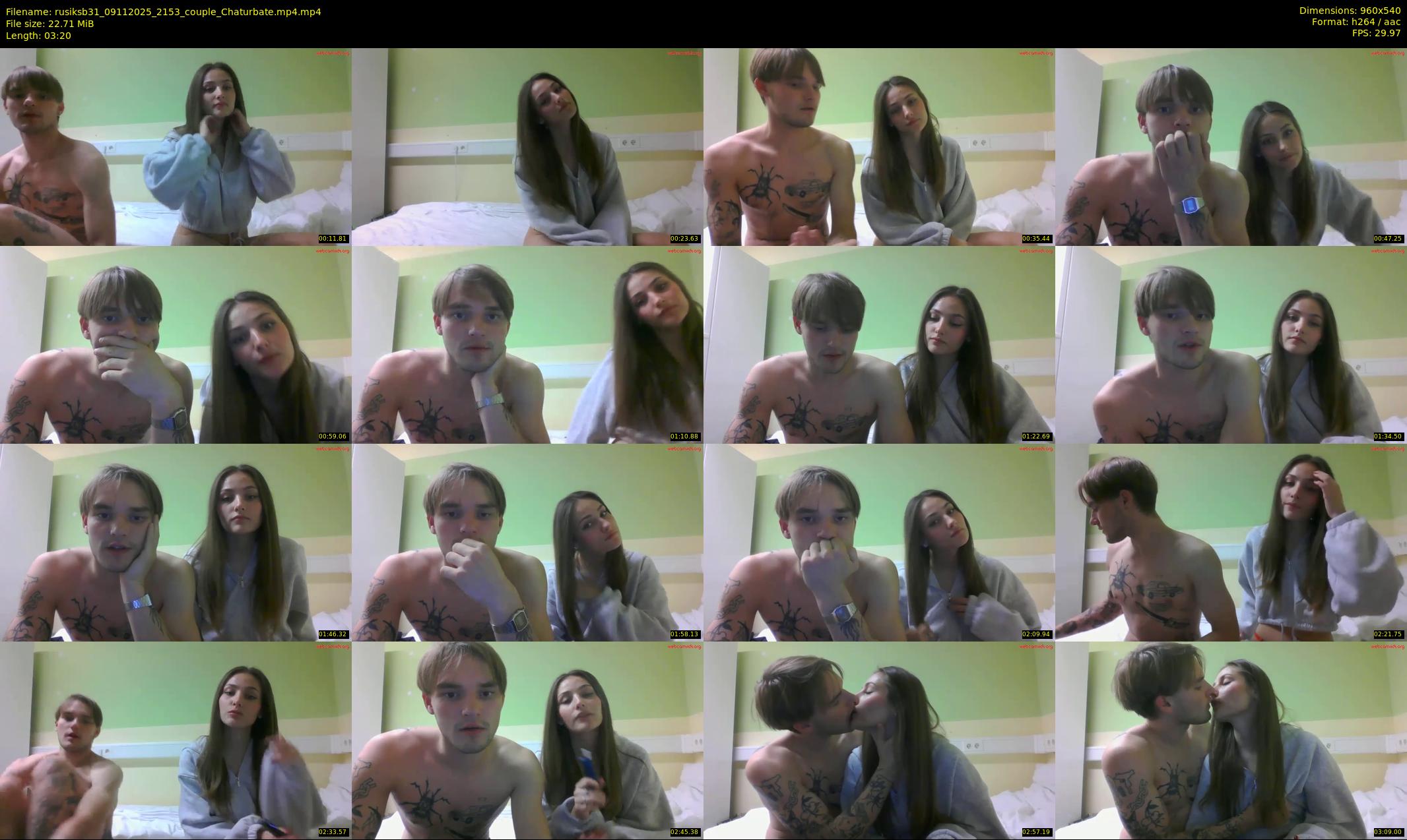 rusiksb31 — 4 minute Chaturbate couple cam show recording, 480p, Nov 9, 2025