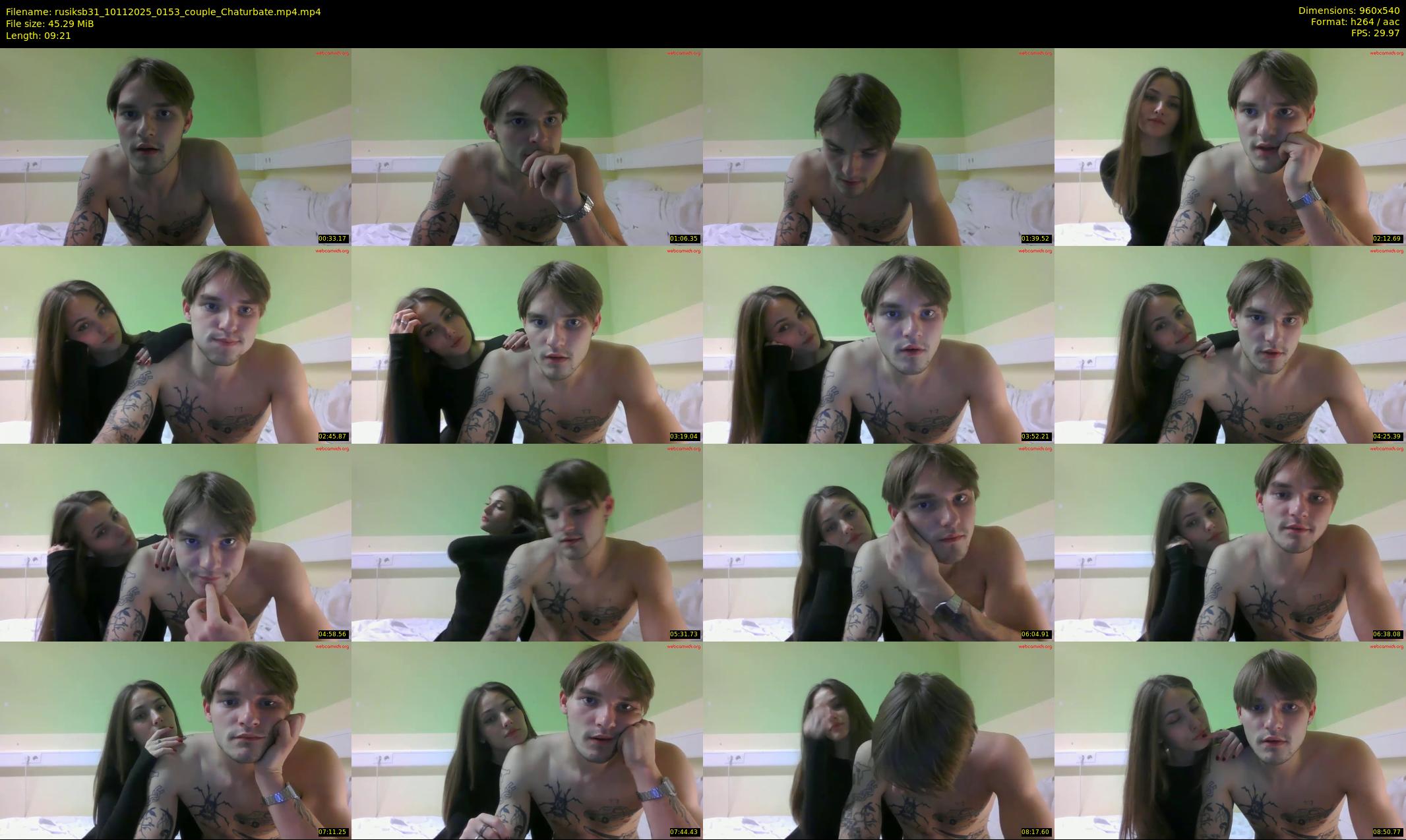 rusiksb31 — 10 minute Chaturbate couple cam show recording, 480p, Nov 10, 2025
