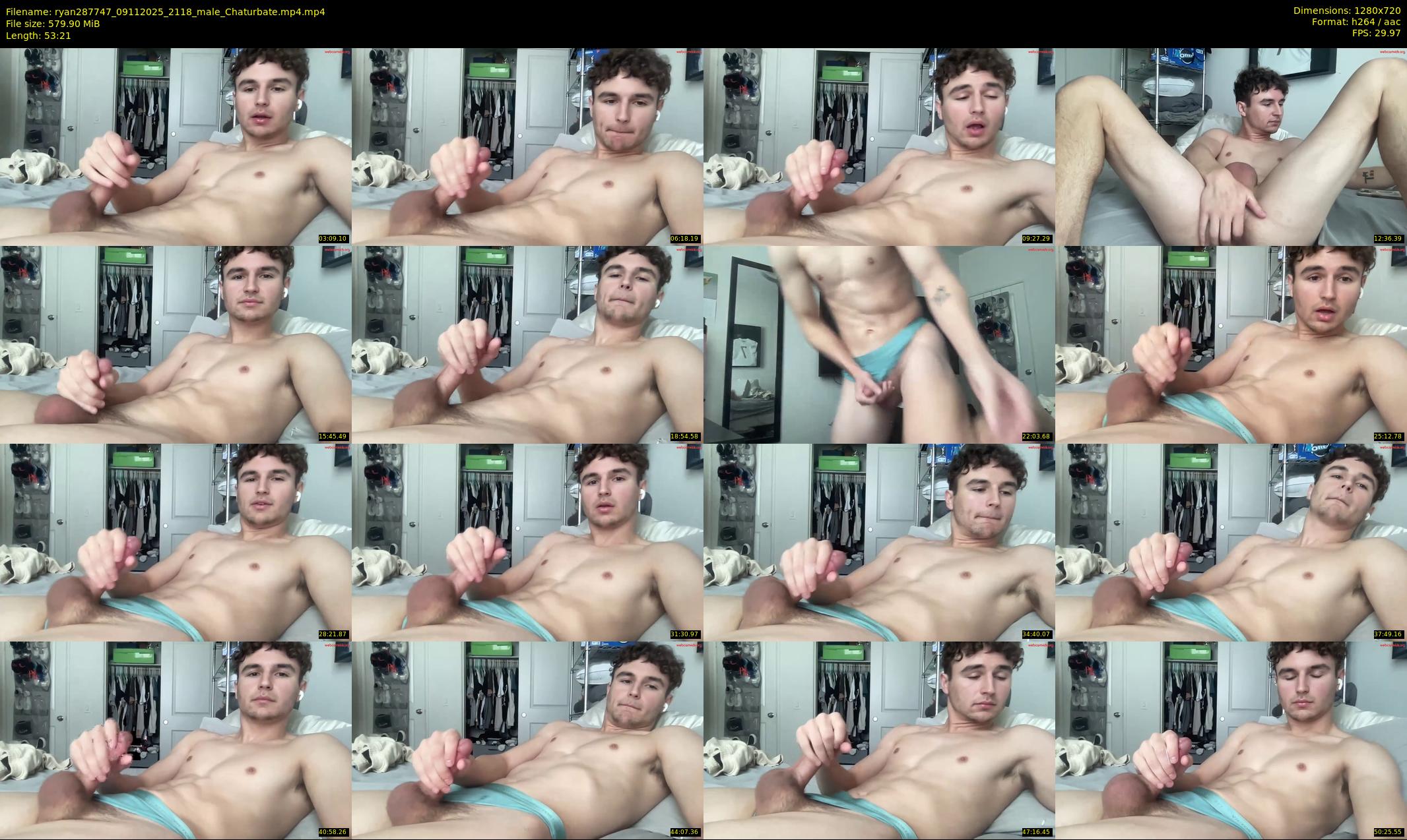 ryan287747 — 54 minute Chaturbate male cam show recording, 720p, Nov 9, 2025