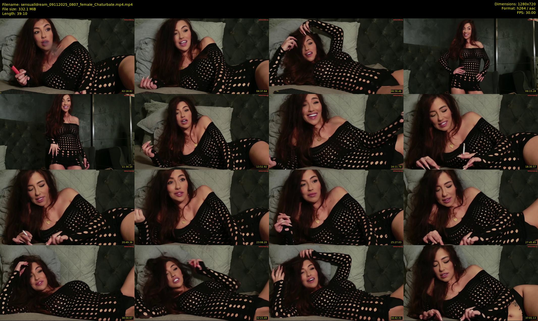 sensualldream — 40 minute Chaturbate female cam show recording, 720p, Nov 9, 2025