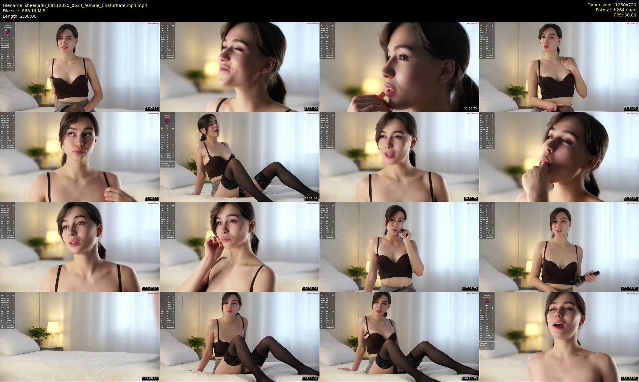 sheenadu — 120 minute Chaturbate female cam show recording, 720p, Nov 9, 2025