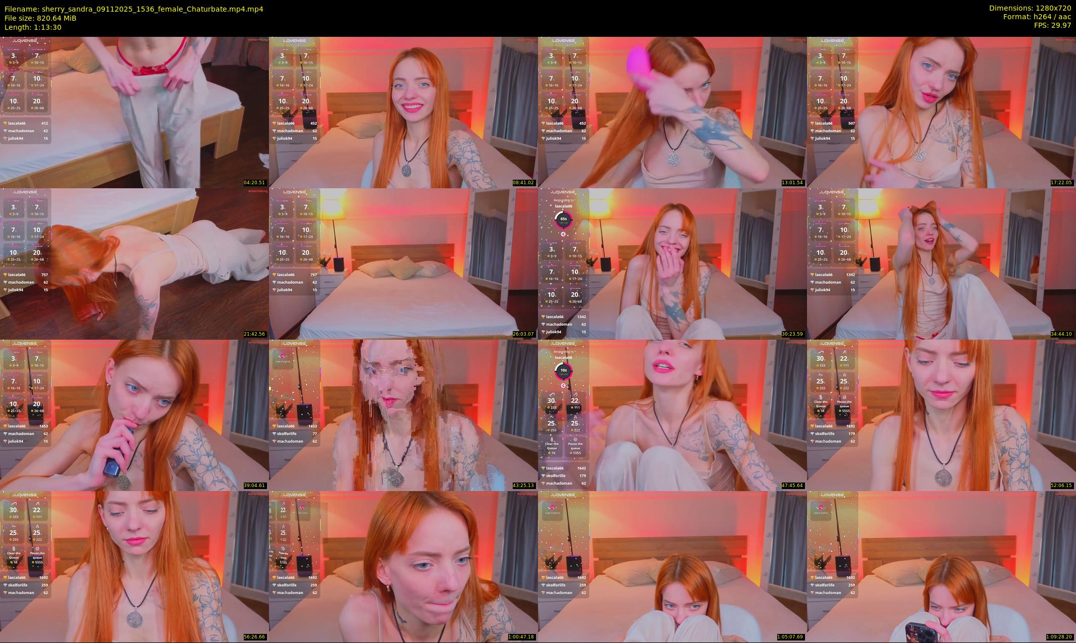 sherry_sandra — 74 minute Chaturbate female cam show recording, 720p, Nov 9, 2025