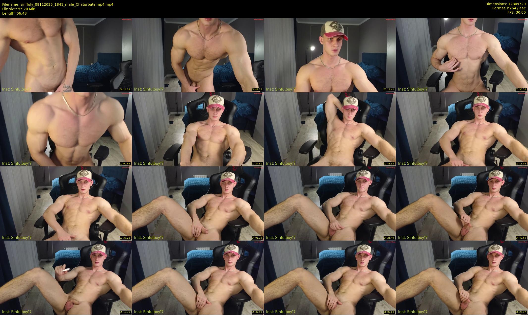 sinffuly — 7 minute Chaturbate male cam show recording, 720p, Nov 9, 2025