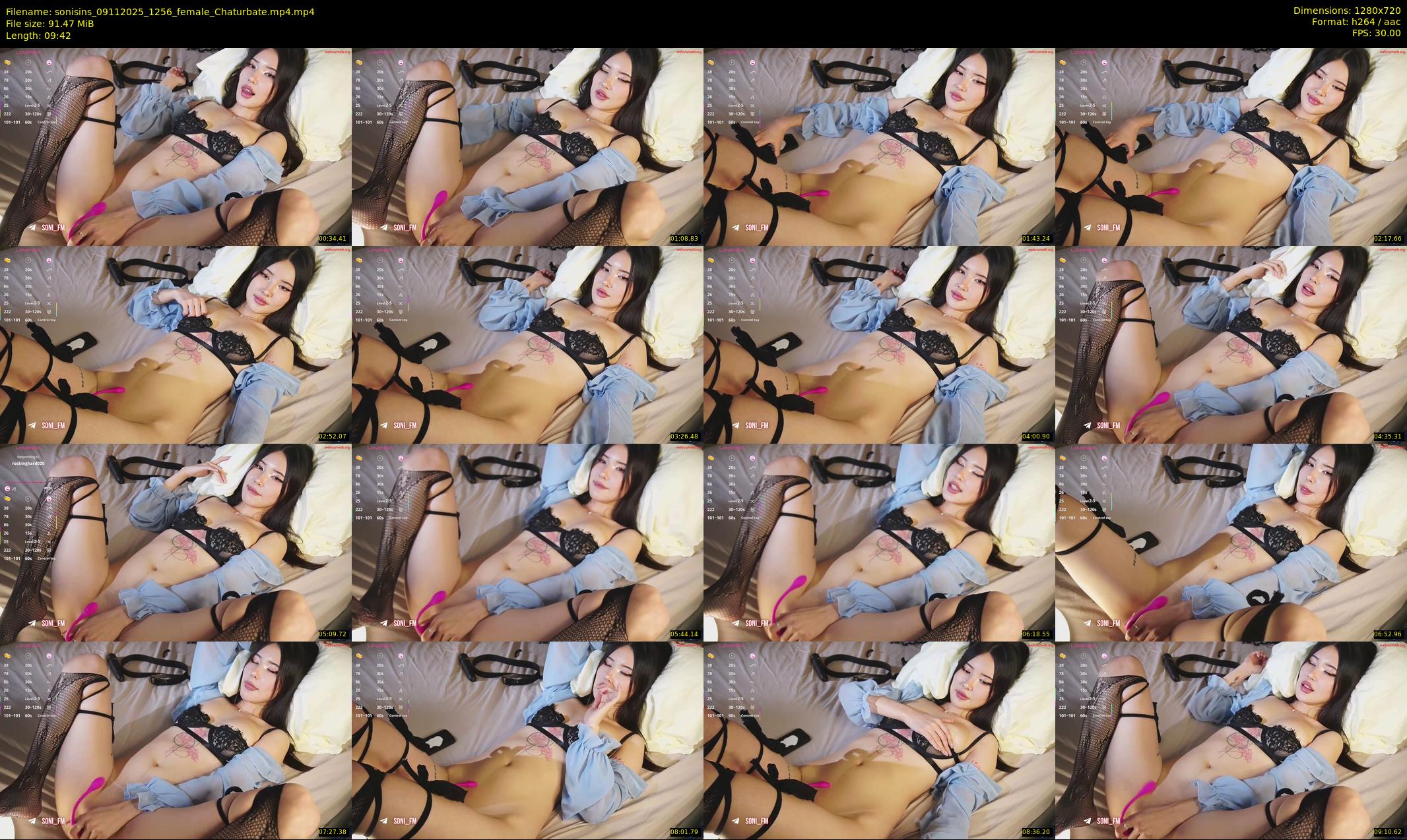 sonisins — 10 minute Chaturbate female cam show recording, 720p, Nov 9, 2025