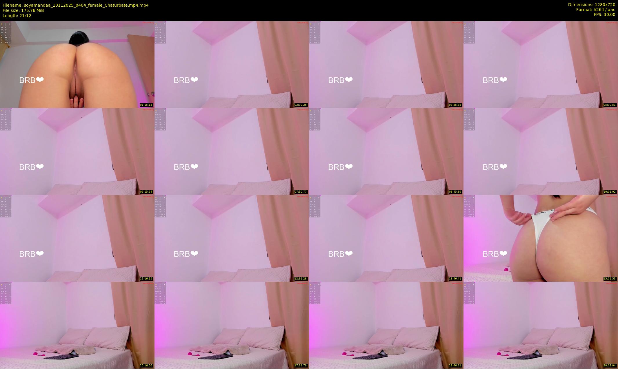 soyamandaa — 22 minute Chaturbate female cam show recording, 720p, Nov 10, 2025