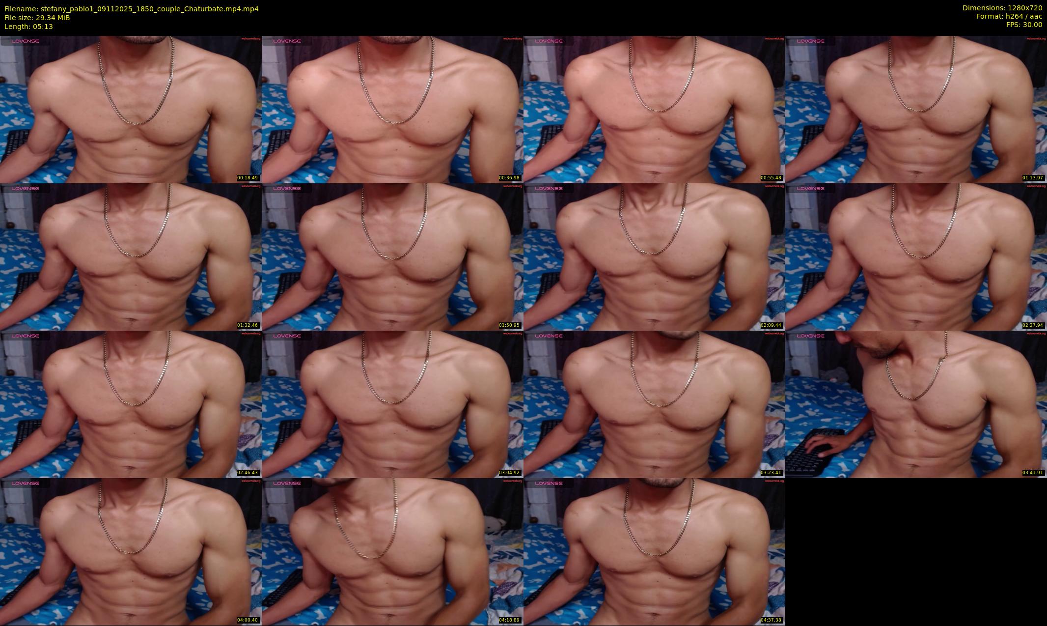 stefany_pablo1 — 6 minute Chaturbate couple cam show recording, 720p, Nov 9, 2025