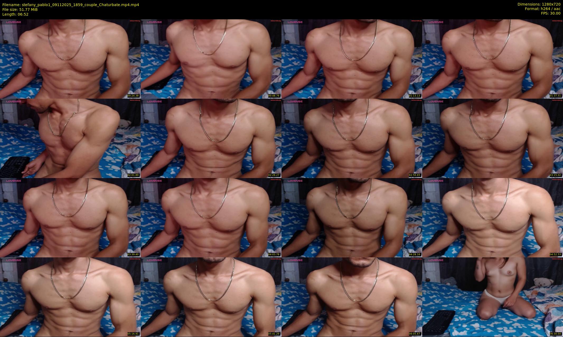 stefany_pablo1 — 7 minute Chaturbate couple cam show recording, 720p, Nov 9, 2025