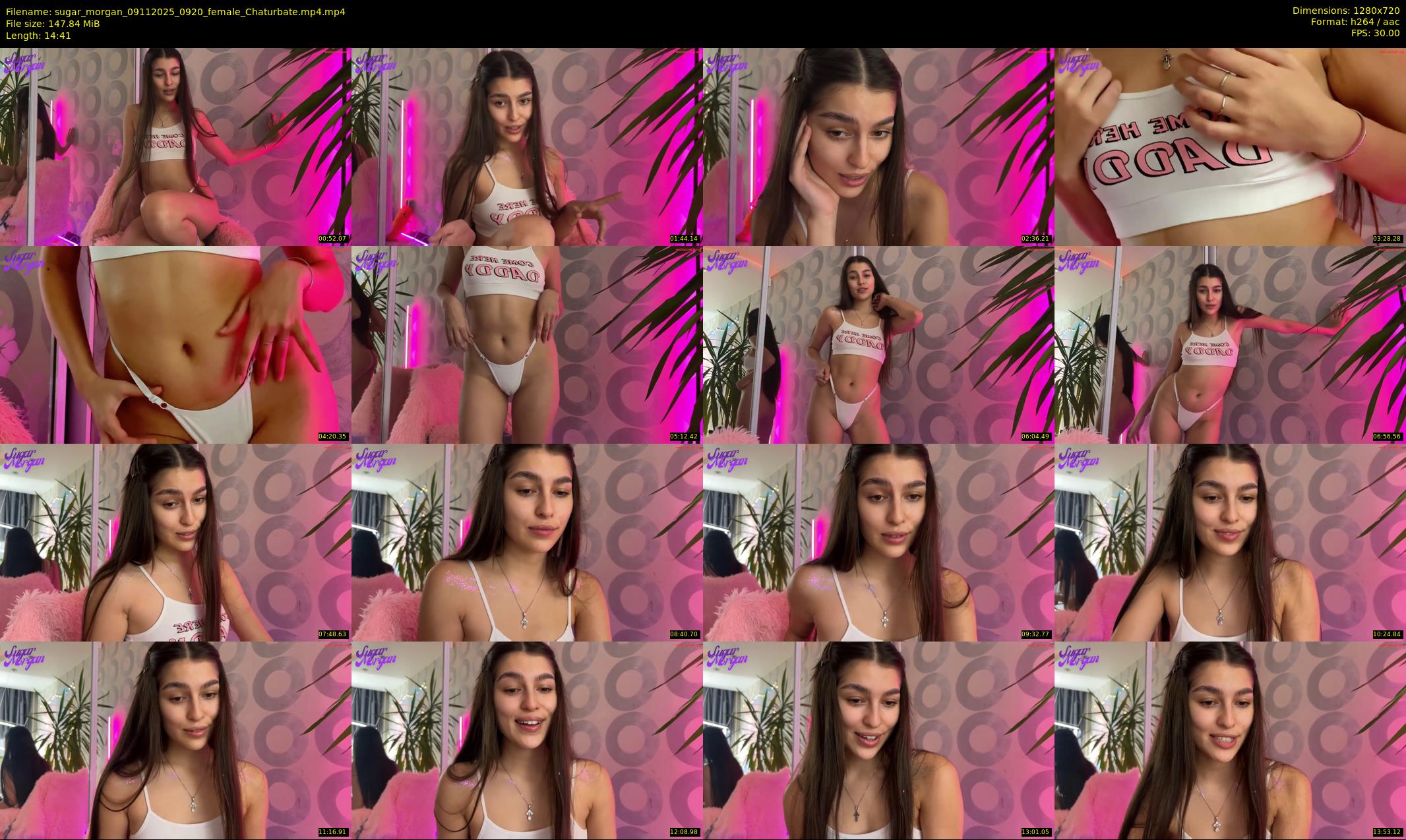 sugar_morgan — 15 minute Chaturbate female cam show recording, 720p, Nov 9, 2025