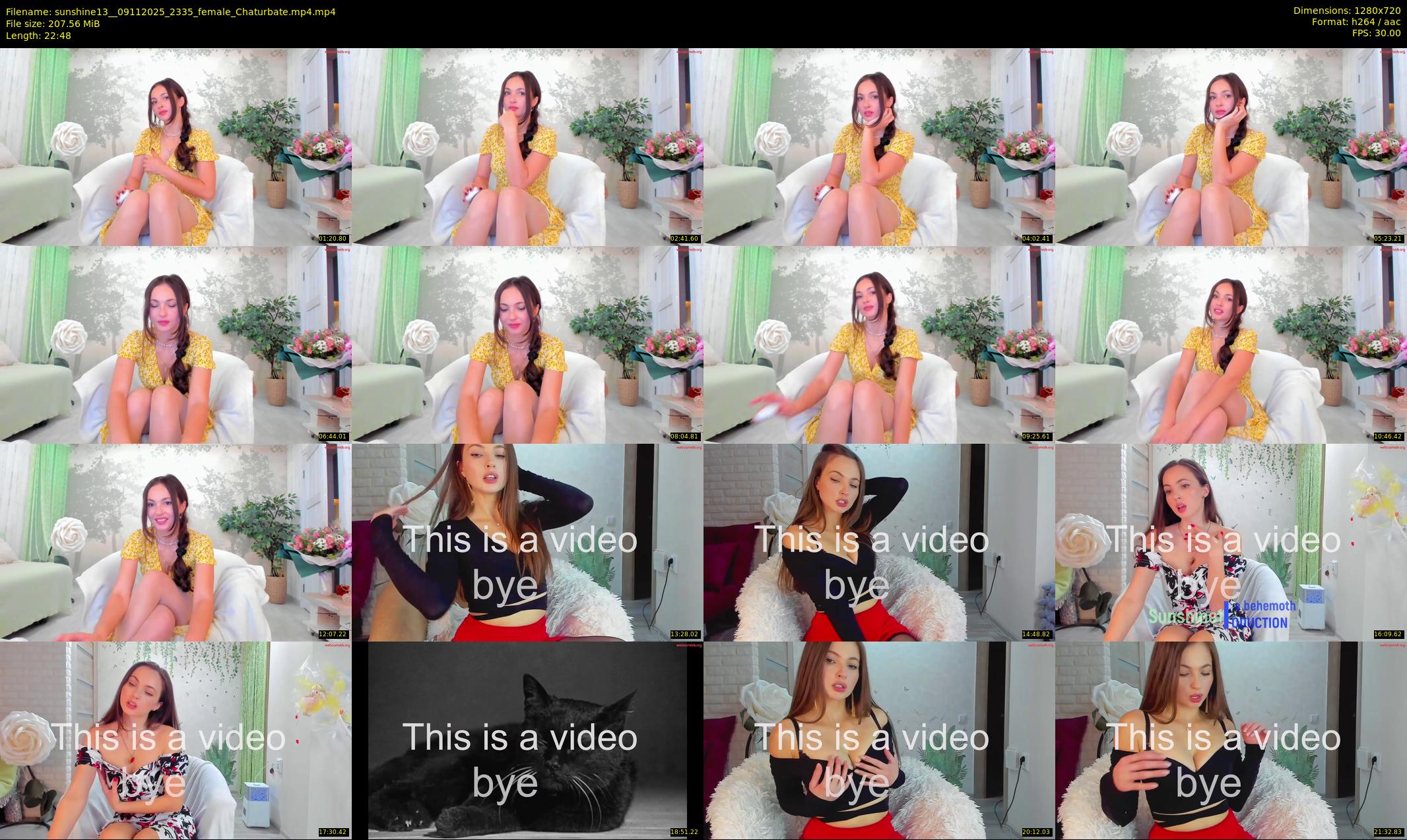 sunshine13_ — 23 minute Chaturbate female cam show recording, 720p, Nov 9, 2025