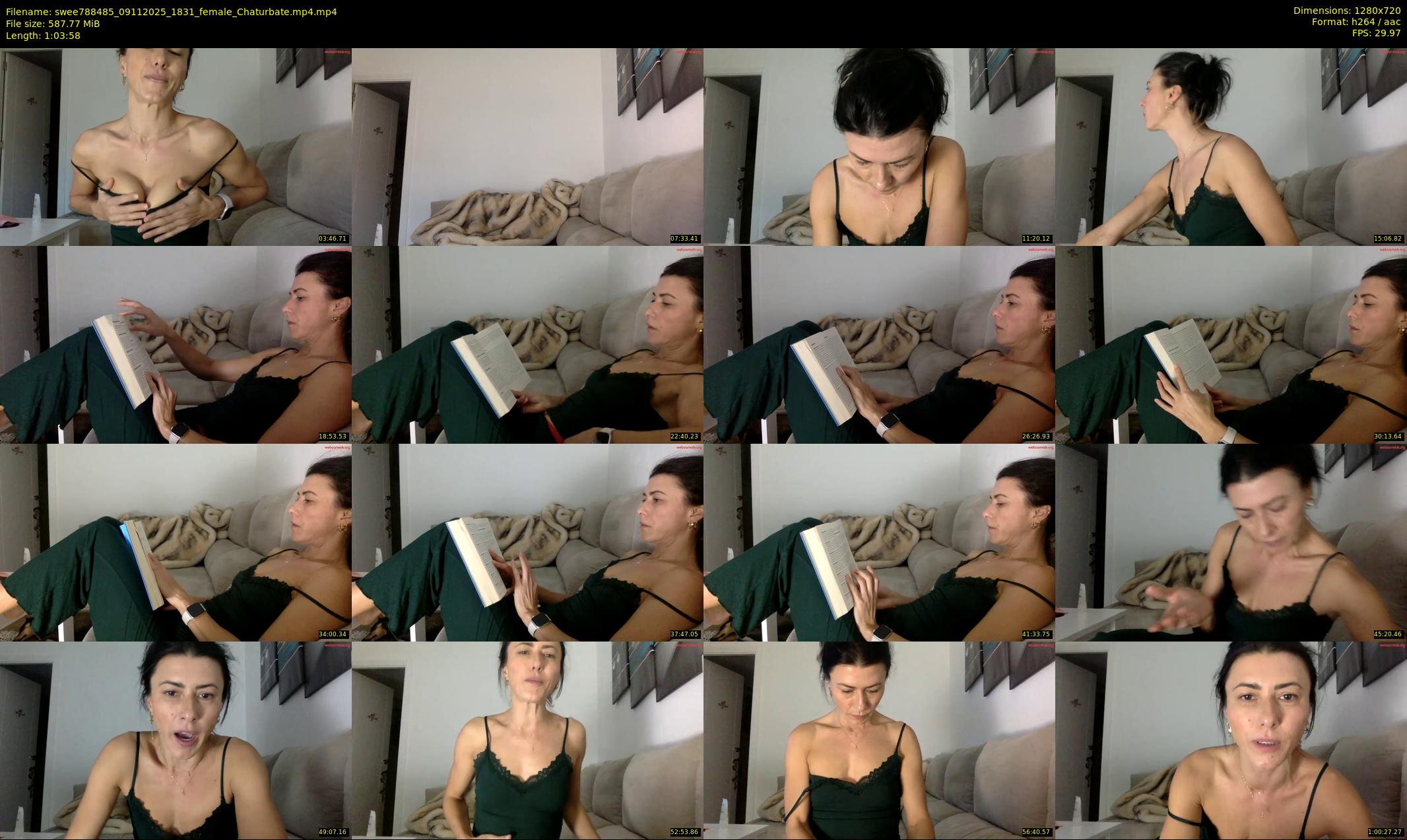 swee788485 — 64 minute Chaturbate female cam show recording, 720p, Nov 9, 2025