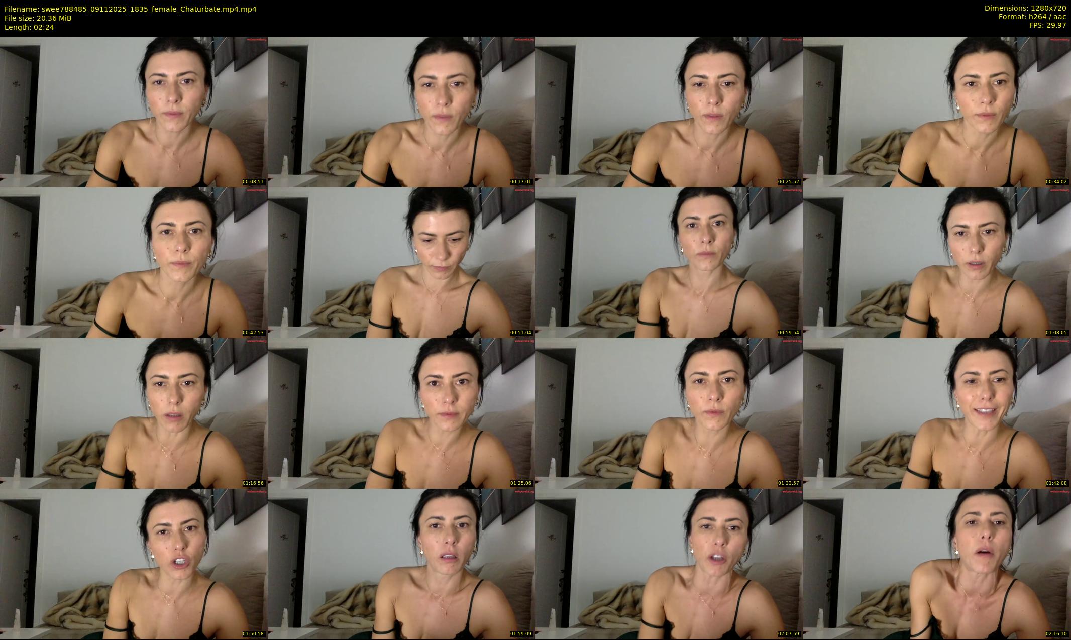 swee788485 — 3 minute Chaturbate female cam show recording, 720p, Nov 9, 2025