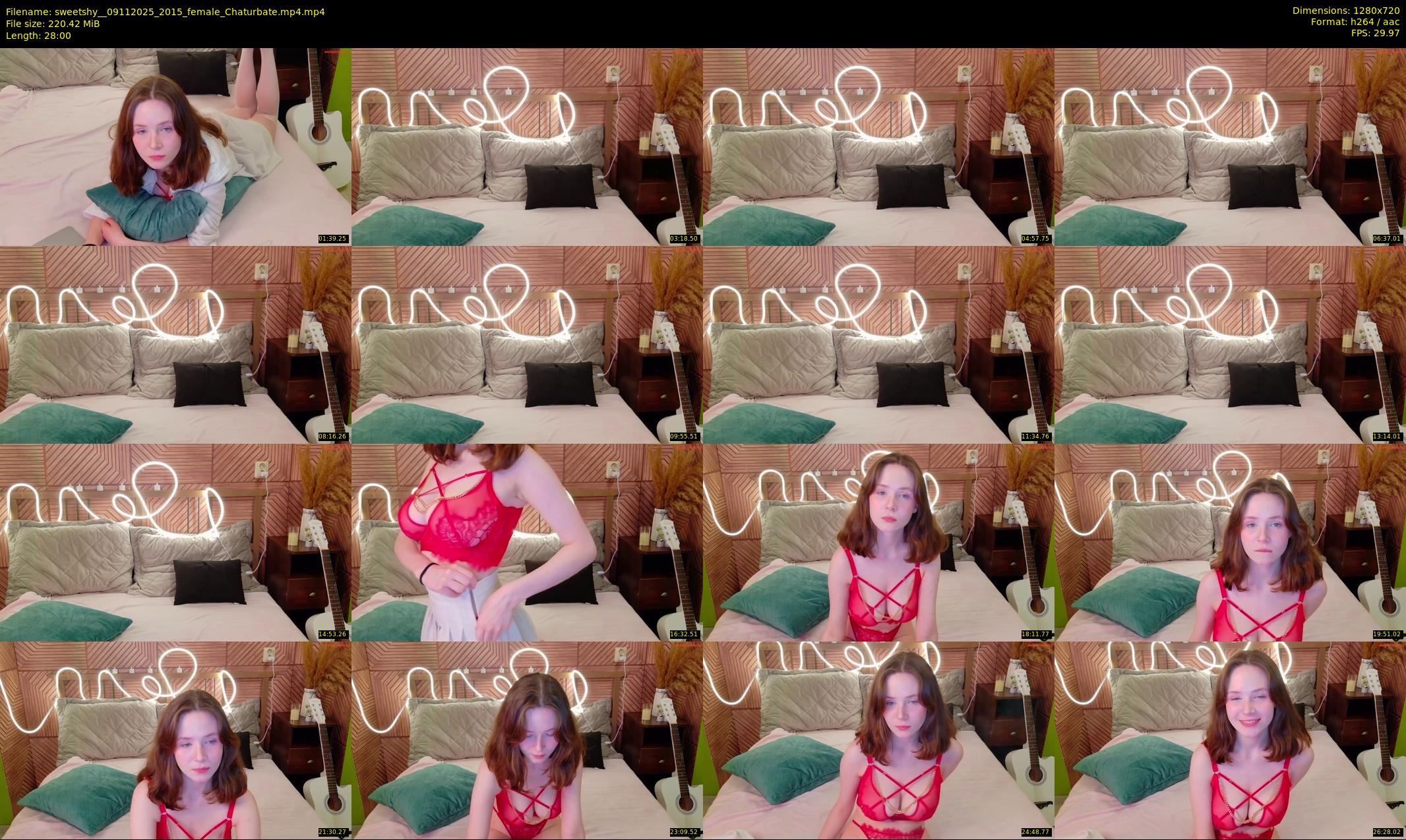 sweetshy_ — 28 minute Chaturbate female cam show recording, 720p, Nov 9, 2025