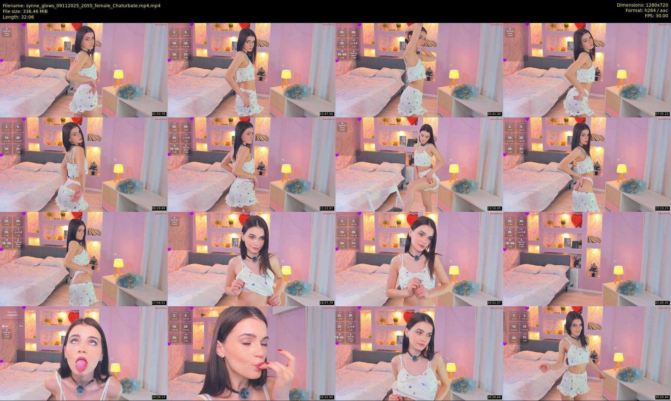 synne_glows — 33 minute Chaturbate female cam show recording, 720p, Nov 9, 2025
