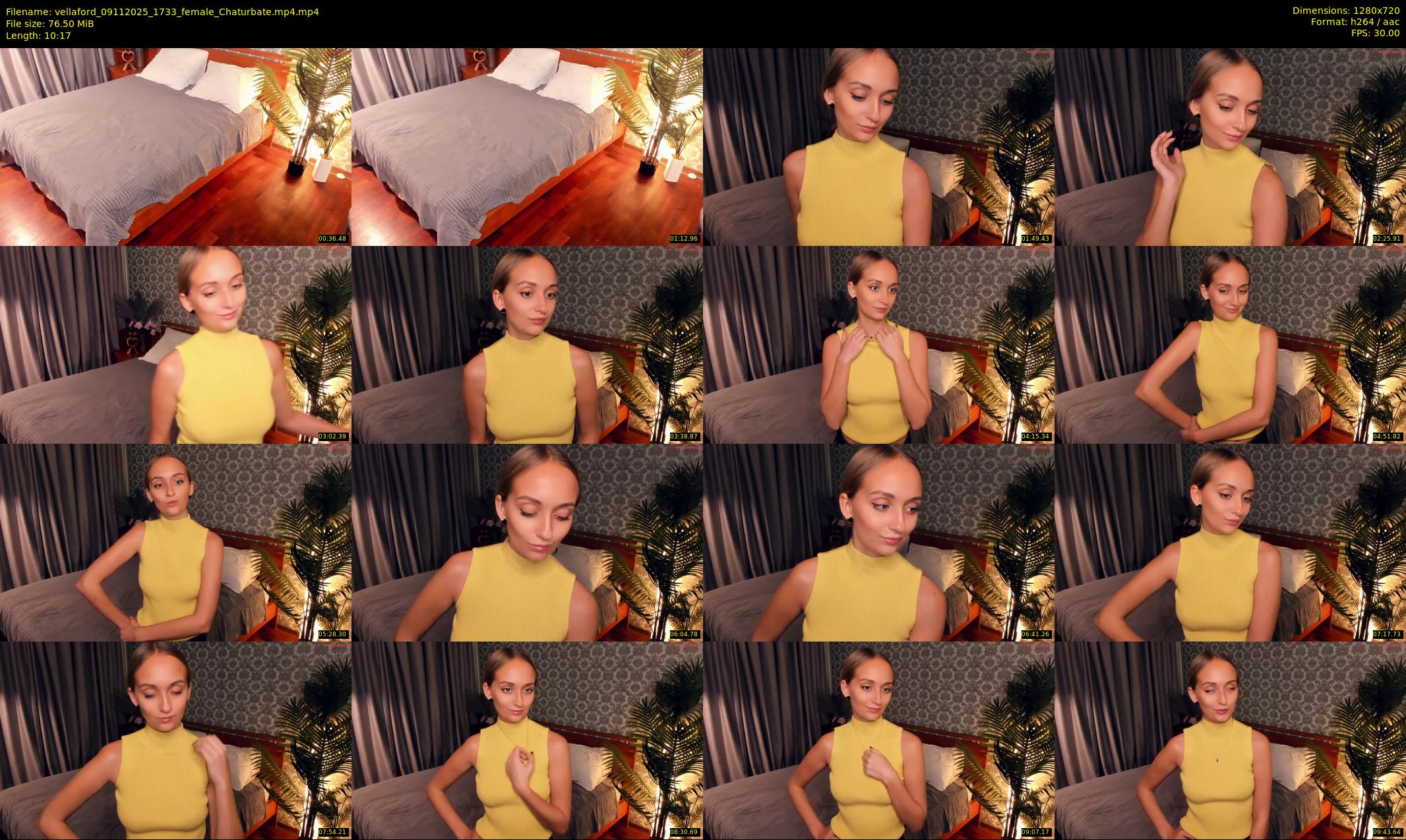 vellaford — 11 minute Chaturbate female cam show recording, 720p, Nov 9, 2025