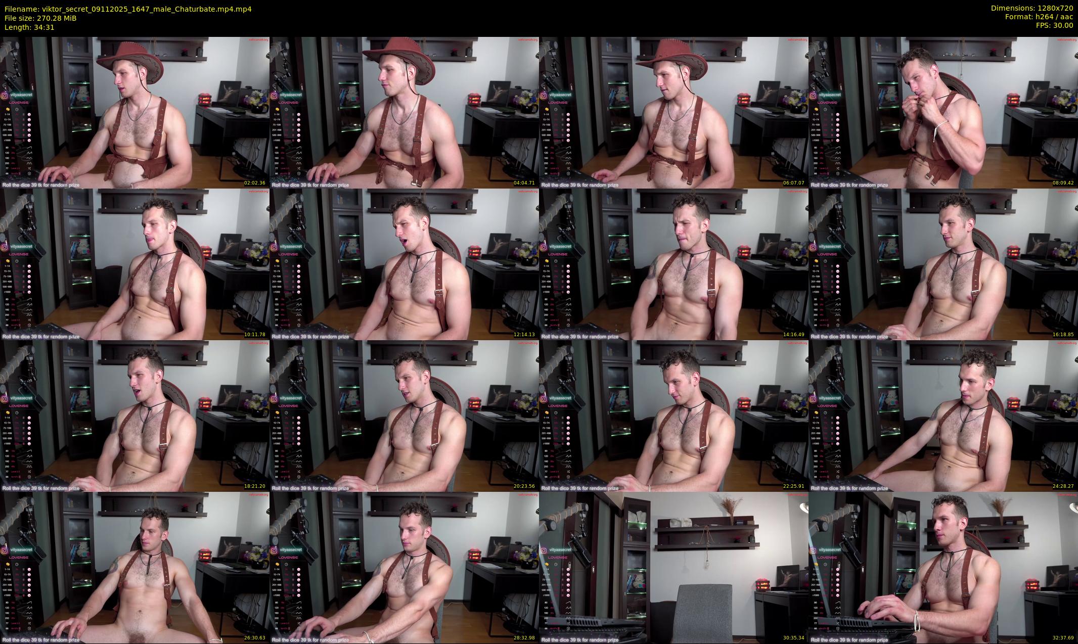 viktor_secret — 35 minute Chaturbate male cam show recording, 720p, Nov 9, 2025