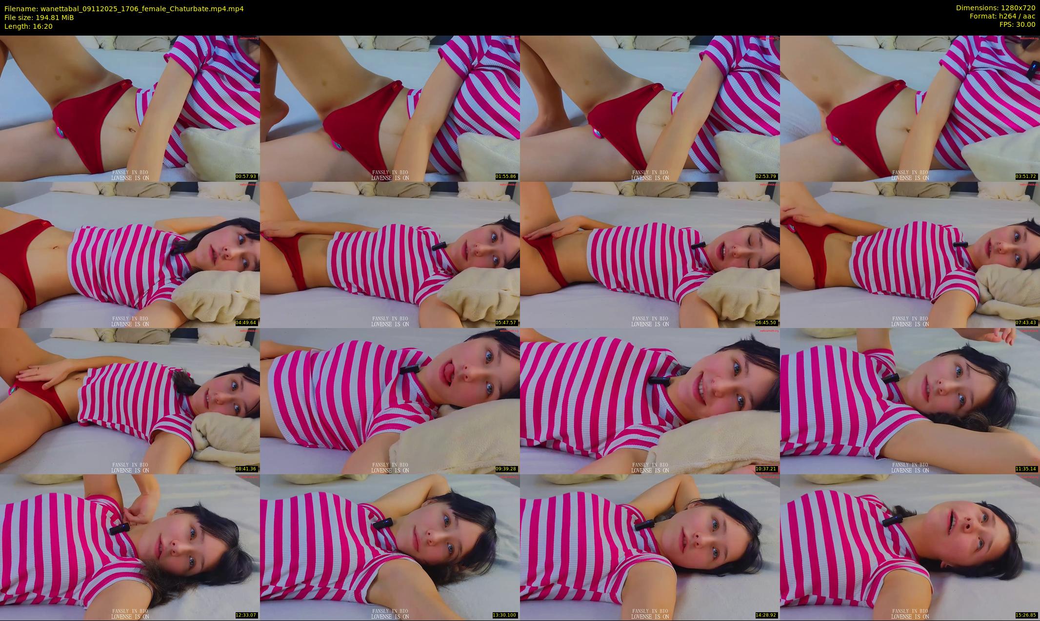 wanettabal — 17 minute Chaturbate female cam show recording, 720p, Nov 9, 2025