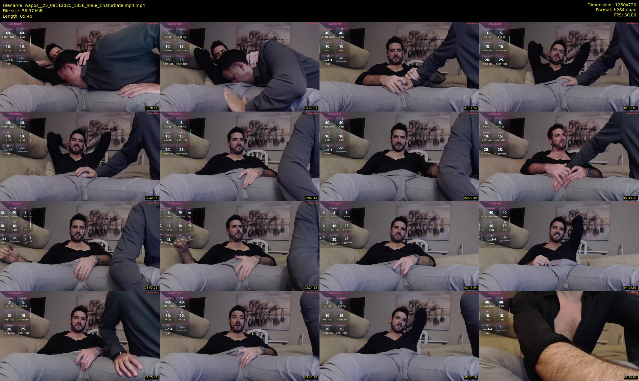 wapos__25 — 6 minute Chaturbate male cam show recording, 720p, Nov 9, 2025