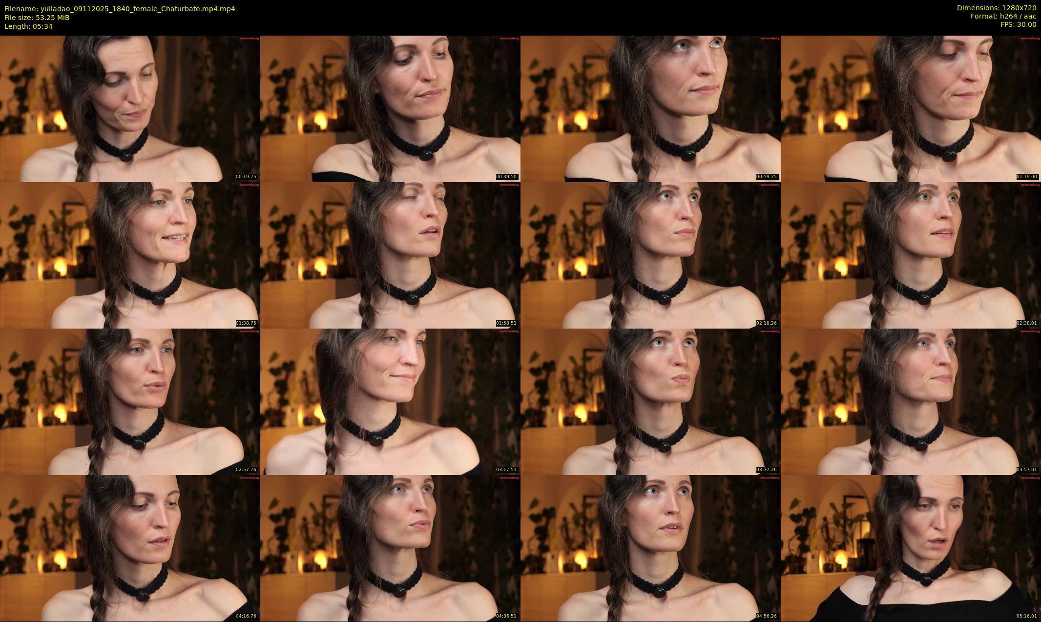 yulladao — 6 minute Chaturbate female cam show recording, 720p, Nov 9, 2025